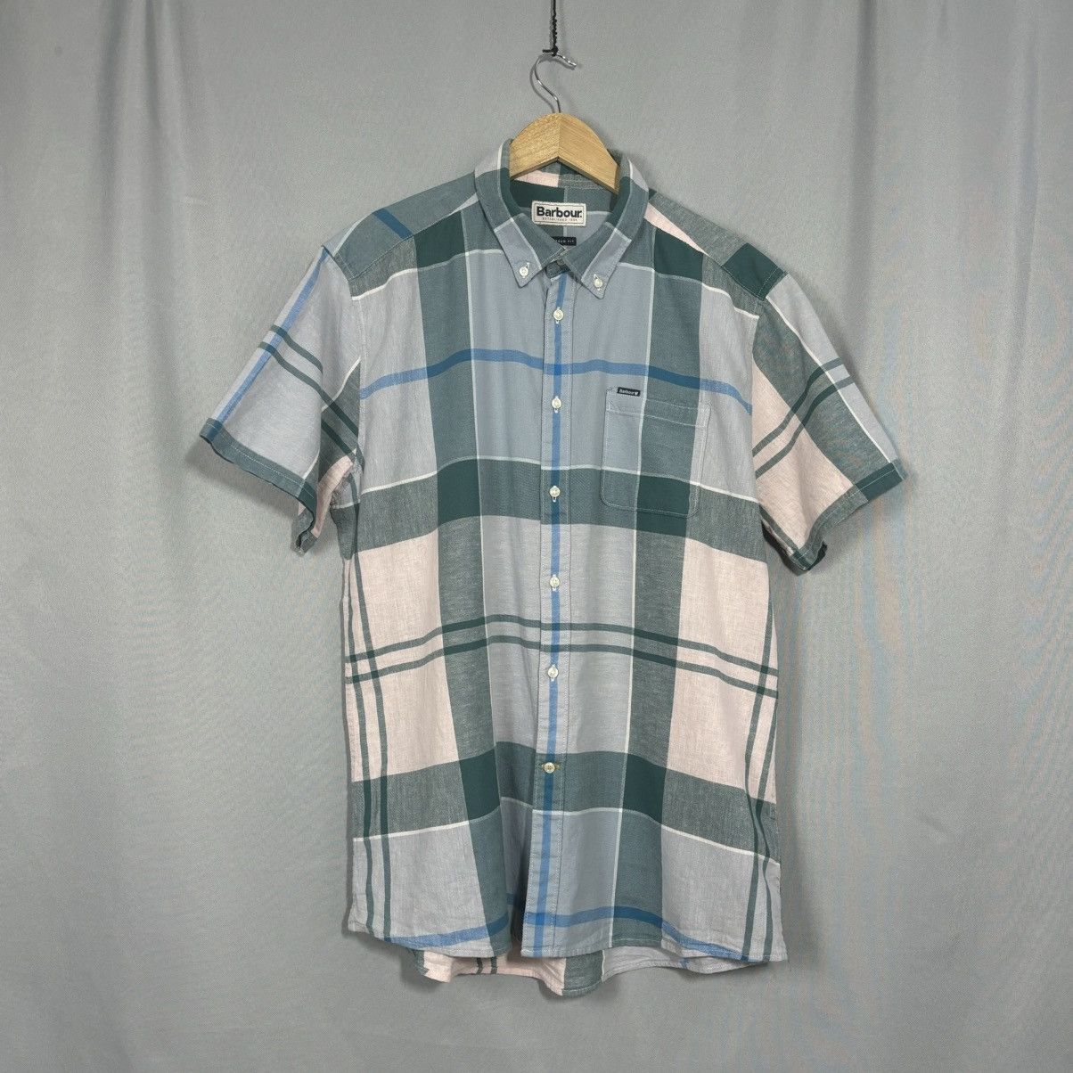 Barbour Barbour shirt streetwear button up xl casual rare Size US XL / EU 56 / 4 - 1 Thumbnail