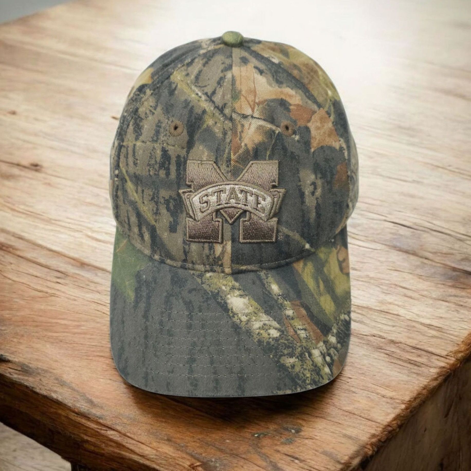 Other MS State Bulldogs Embroidered Patch Strapback Cap Camo Hat Size ONE SIZE - 1 Thumbnail