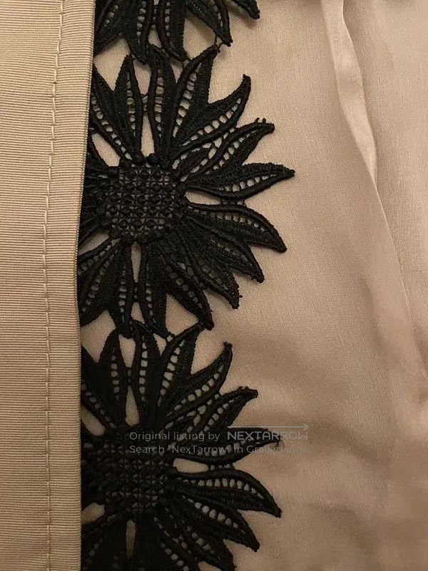 Valentino Valentino Small coat with lace patchwork bow Size S / US 4 / IT 40 - 3 Thumbnail