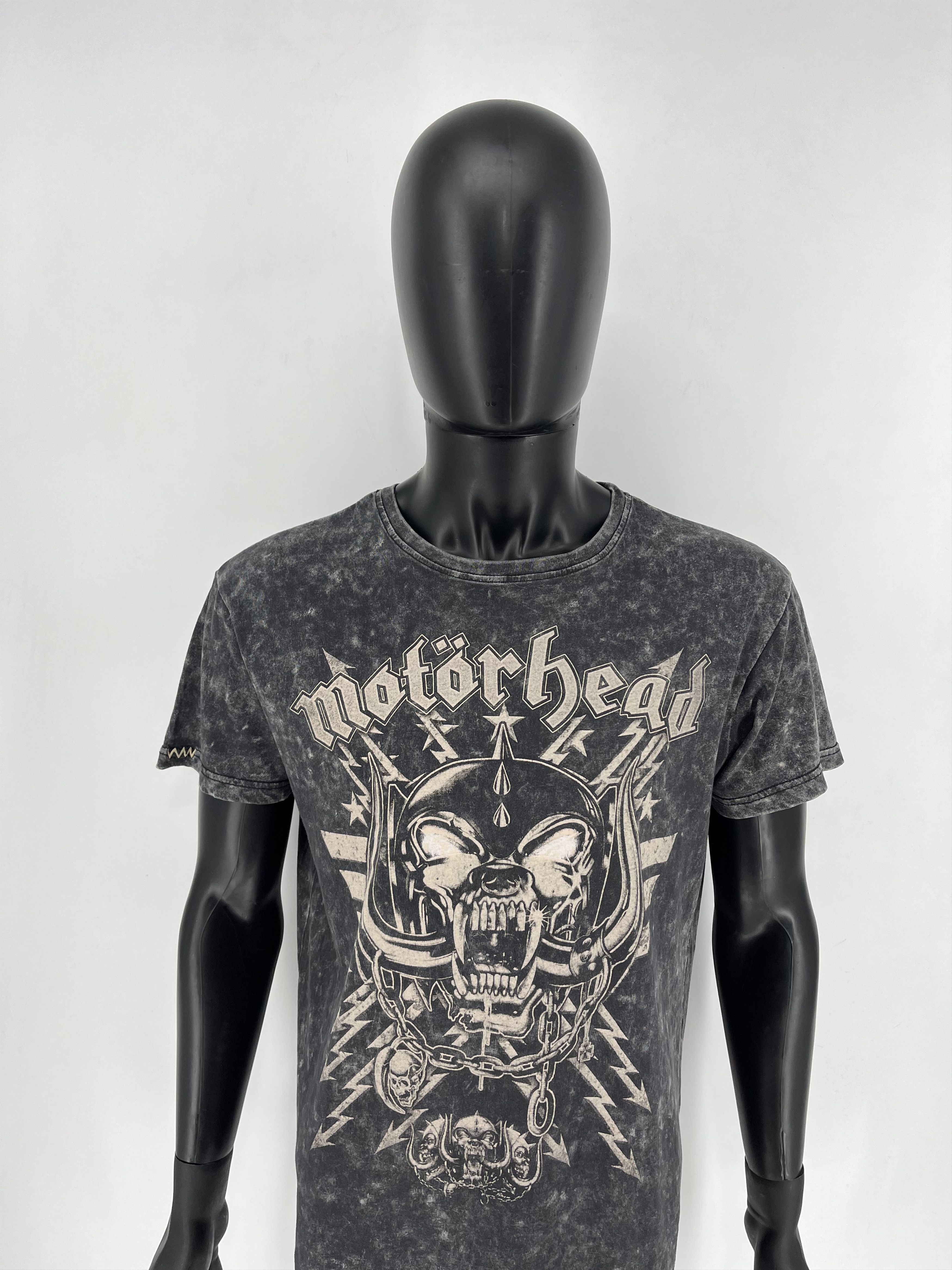 Band Tees Vintage Y2K Motörhead Band Rock Humor T-shirt Streetwear 90s Size US L / EU 52-54 / 3 - 6 Thumbnail