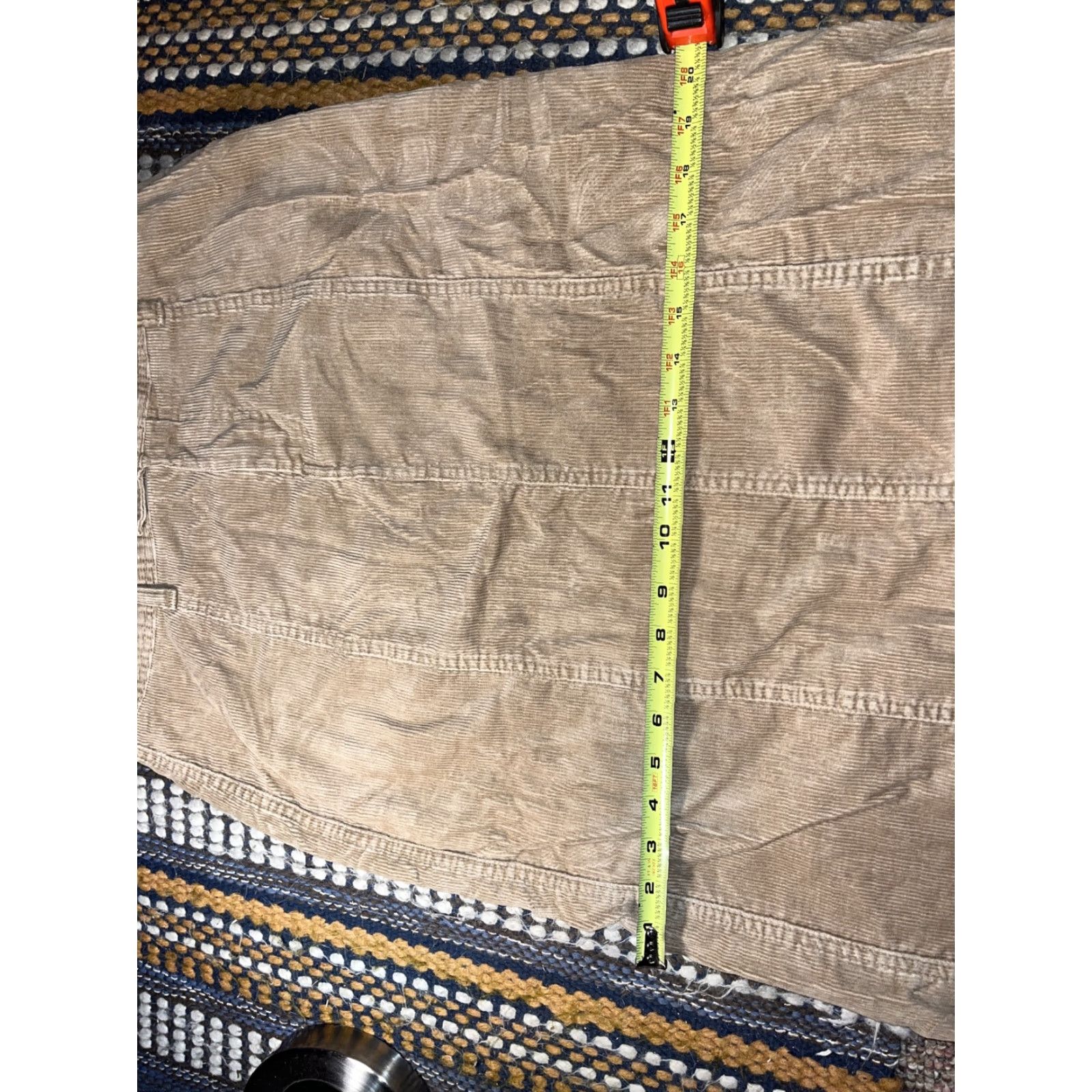 Eddie Bauer Eddie Bauer Women's Beige Corduroy A-Line Skirt Size 4 Knee Length with Pockets Size 27" / US 4 / IT 40 - 7 Thumbnail