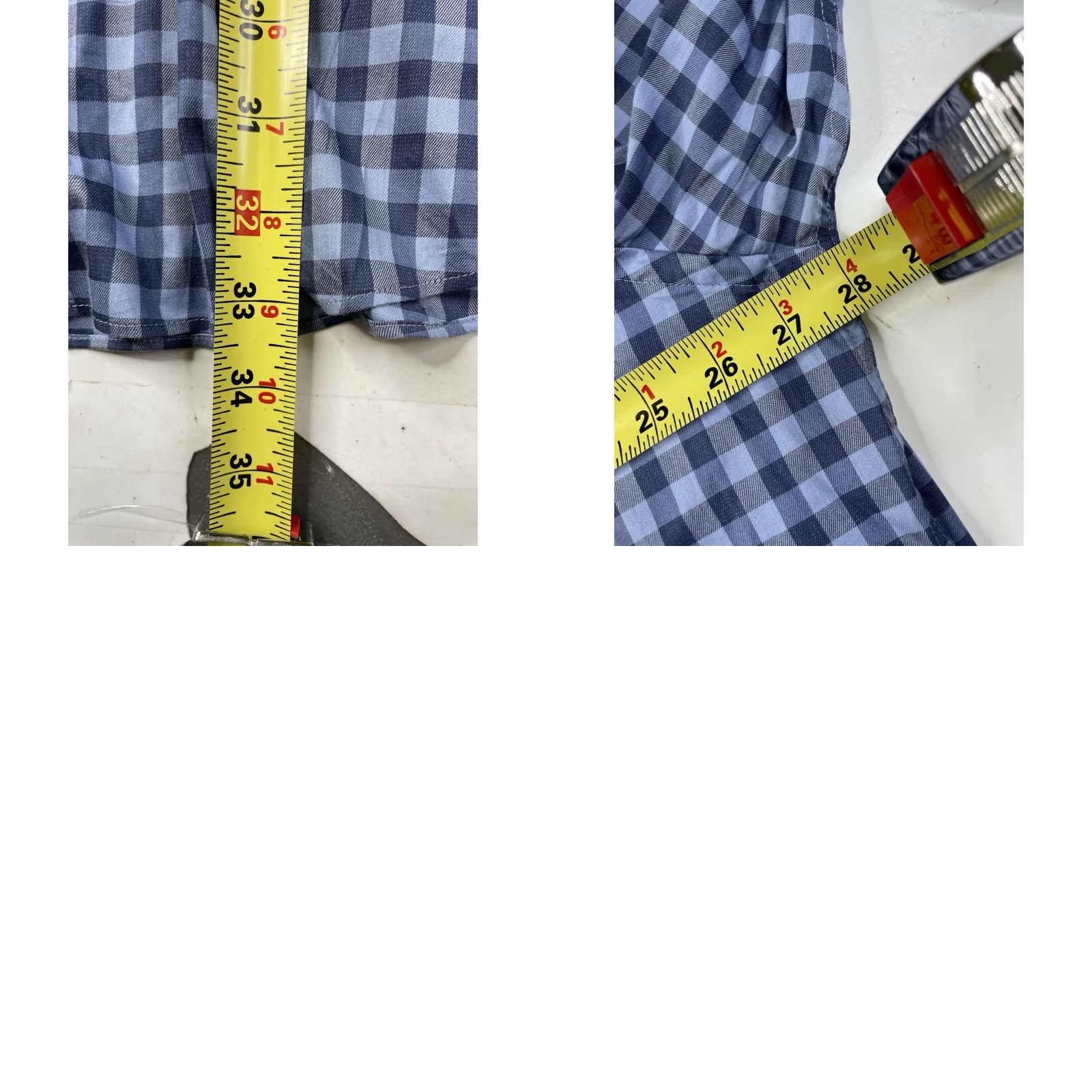 Faherty Faherty Movement Shirt Mens 2XL Button-Down Blue Plaid Classic Fit Size US XXL / EU 58 / 5 - 8 Thumbnail