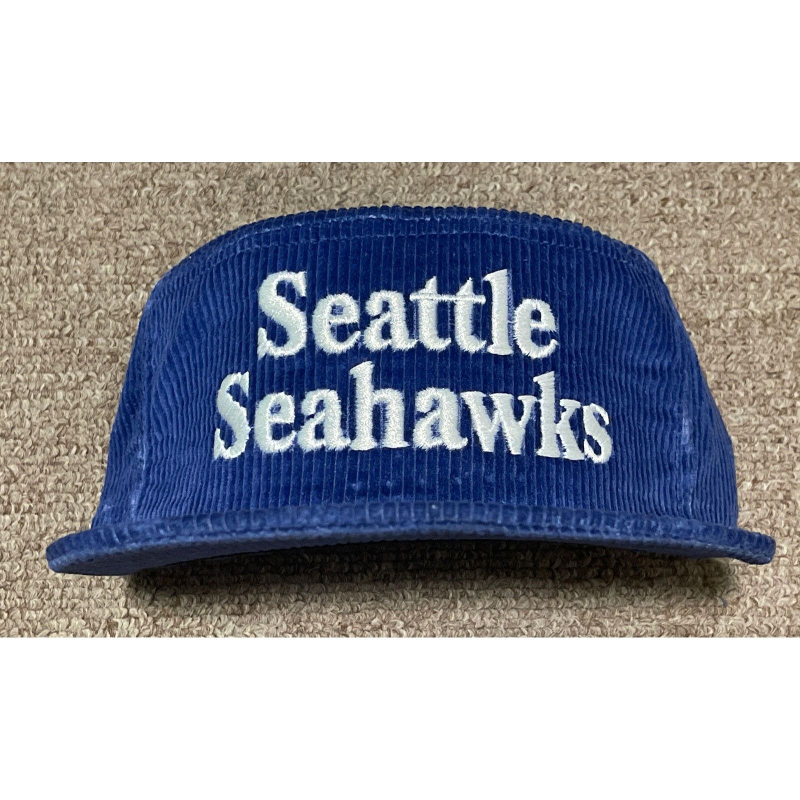 New Era Vintage 80s Seattle Seahawks NFL New Era Corduroy Snapback H Size ONE SIZE - 2 Thumbnail