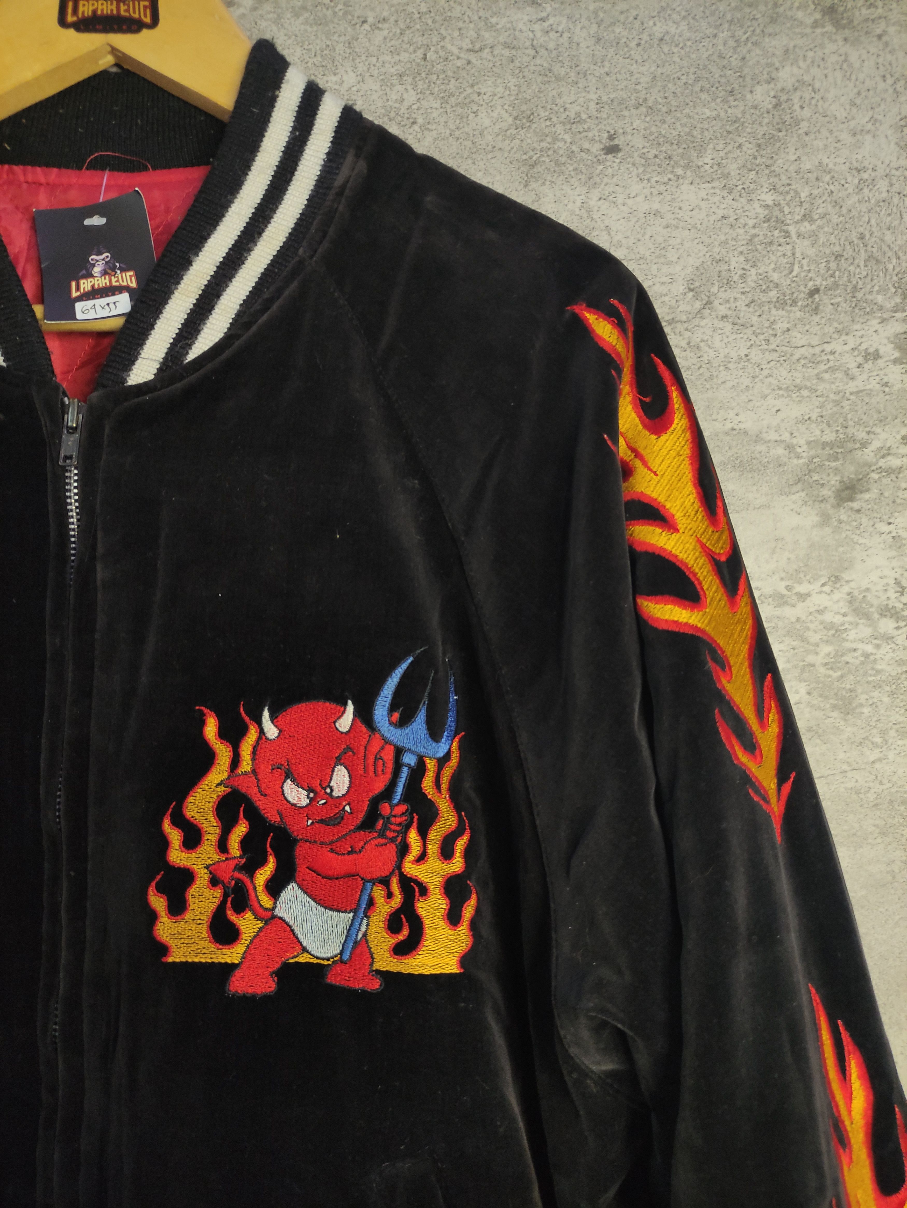 Other Vintage Sukajan Jacket - Great Hot Power Of Devils 90s Size US M / EU 48-50 / 2 - 4 Thumbnail