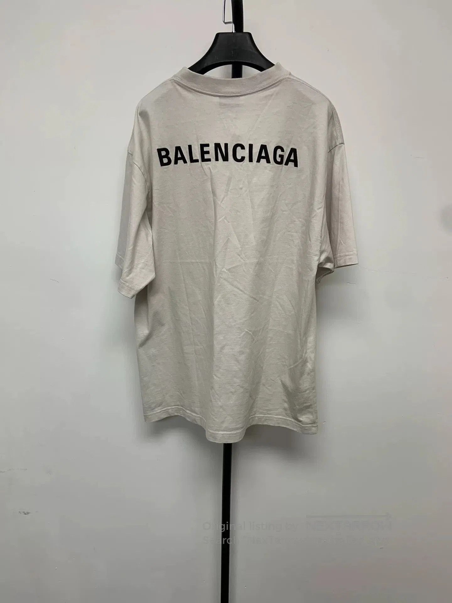 Balenciaga Balenciaga New Back T Shirt Off White. Size US M / EU 48-50 / 2 - 2 Thumbnail