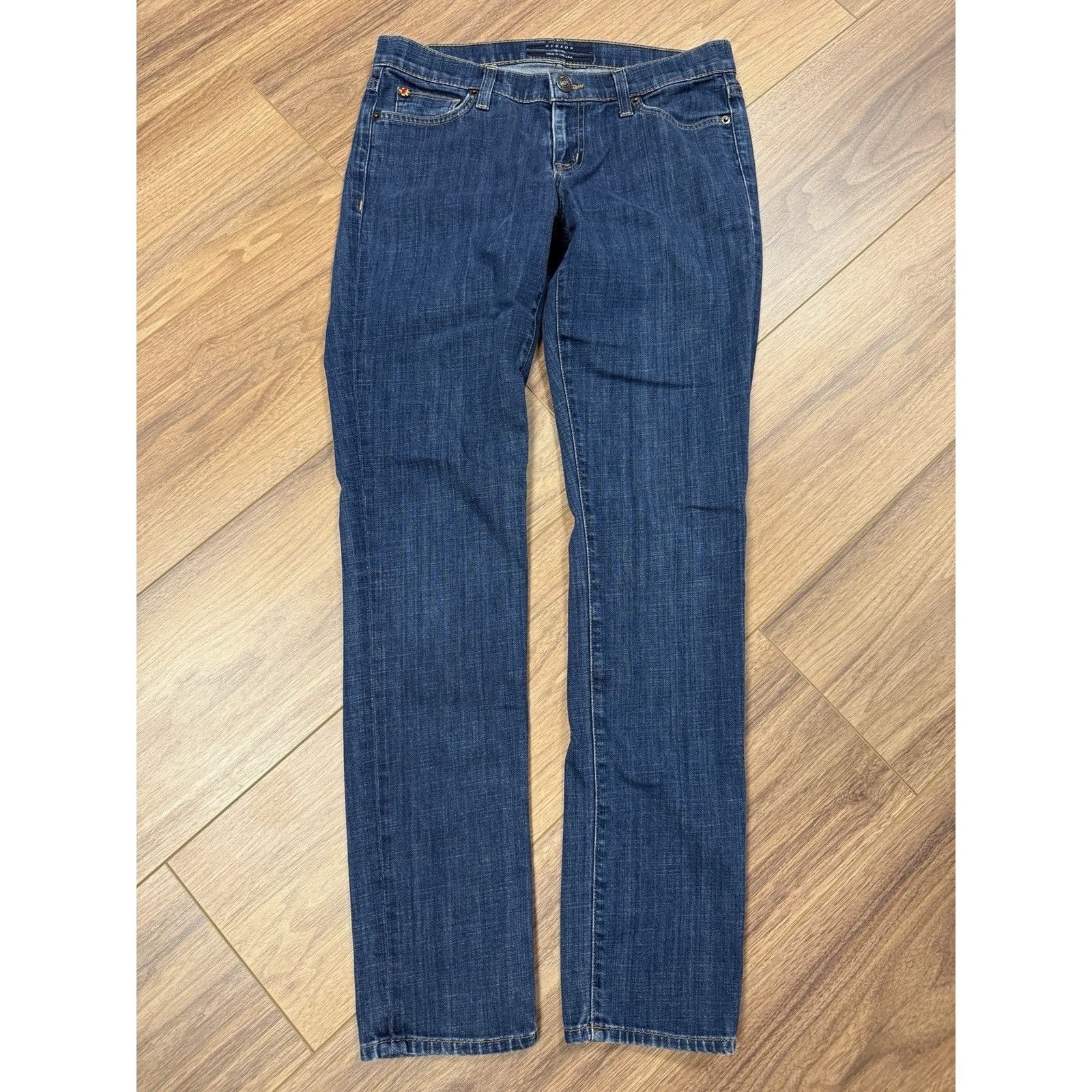 Hudson Vintage Hudson Jeans Womens 29 Dark Wash Blue Y2K 2000s Engl Size 29" - 2 Thumbnail