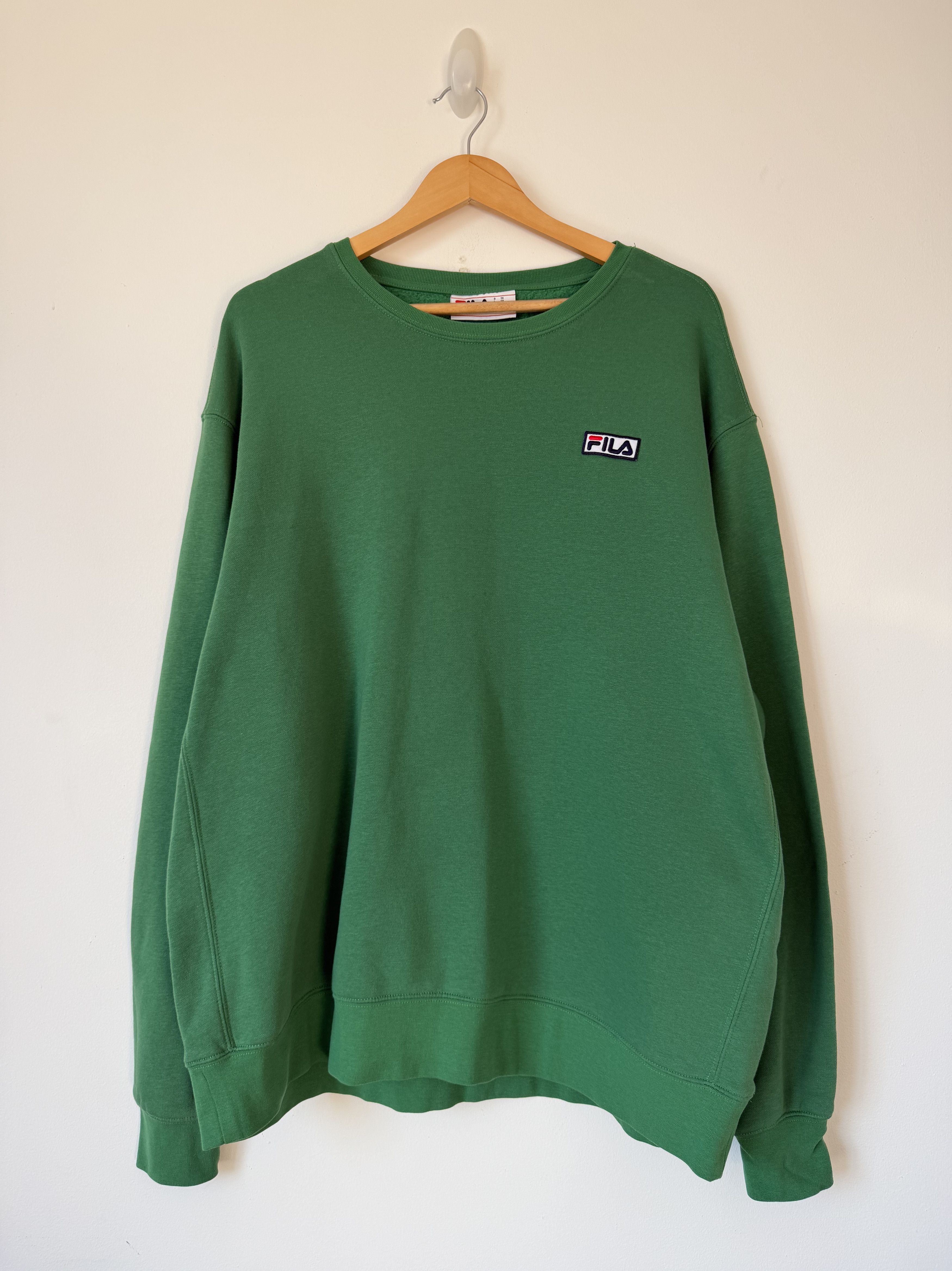 Fila Vintage FILA Embroidered Logo Crewneck Sweatshirt XXL Green Size US XXL / EU 58 / 5 - 3 Thumbnail