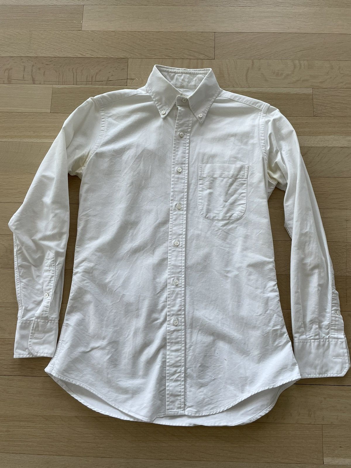 Thom Browne White Oxford Cloth shirt Size US M / EU 48-50 / 2 - 3 Thumbnail
