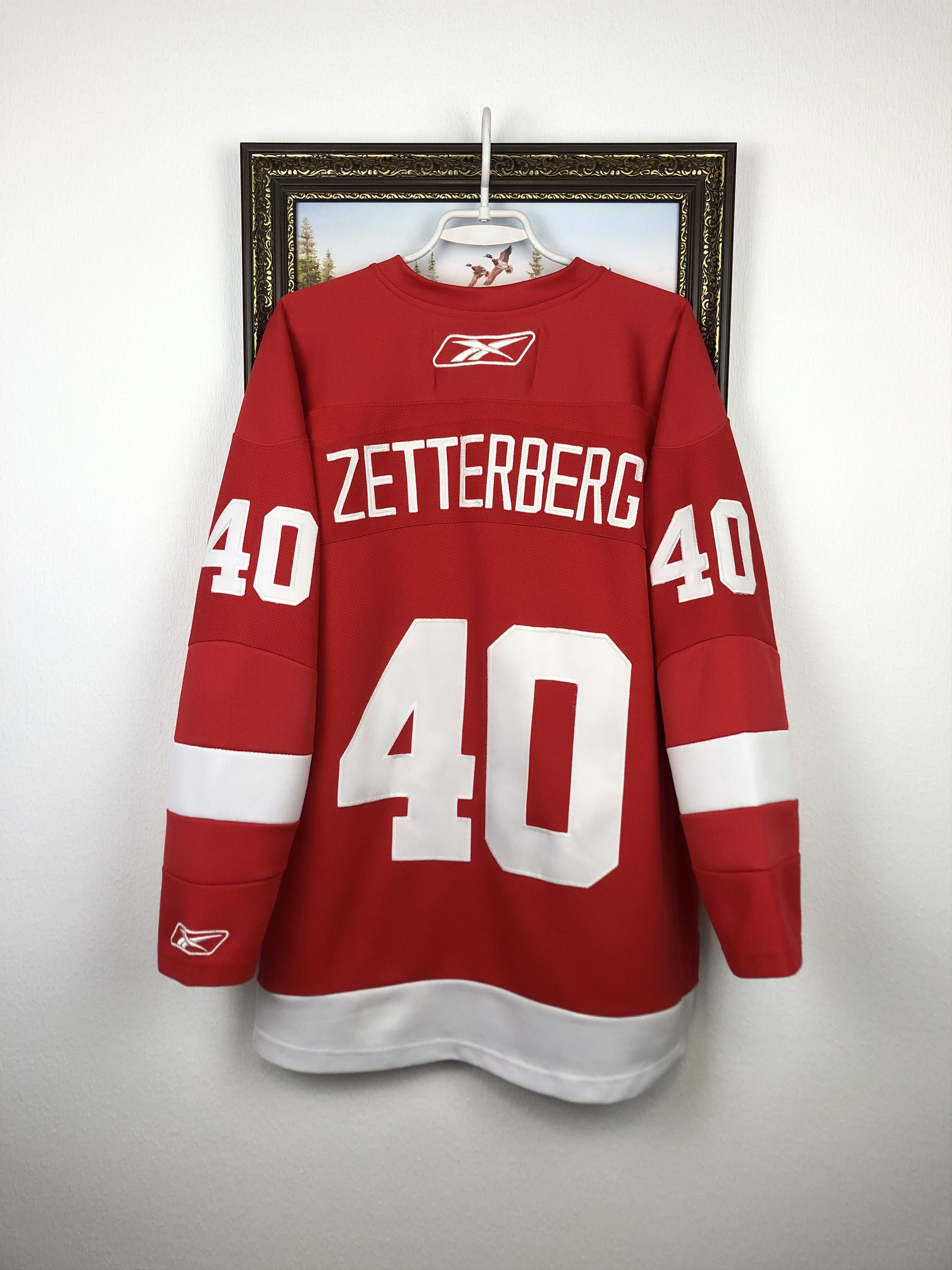 Reebok × Vintage Henrik Zetterberg Reebok Detroit Red Wings Jersey NHL Shirt Size US M / EU 48-50 / 2 - 1 Thumbnail