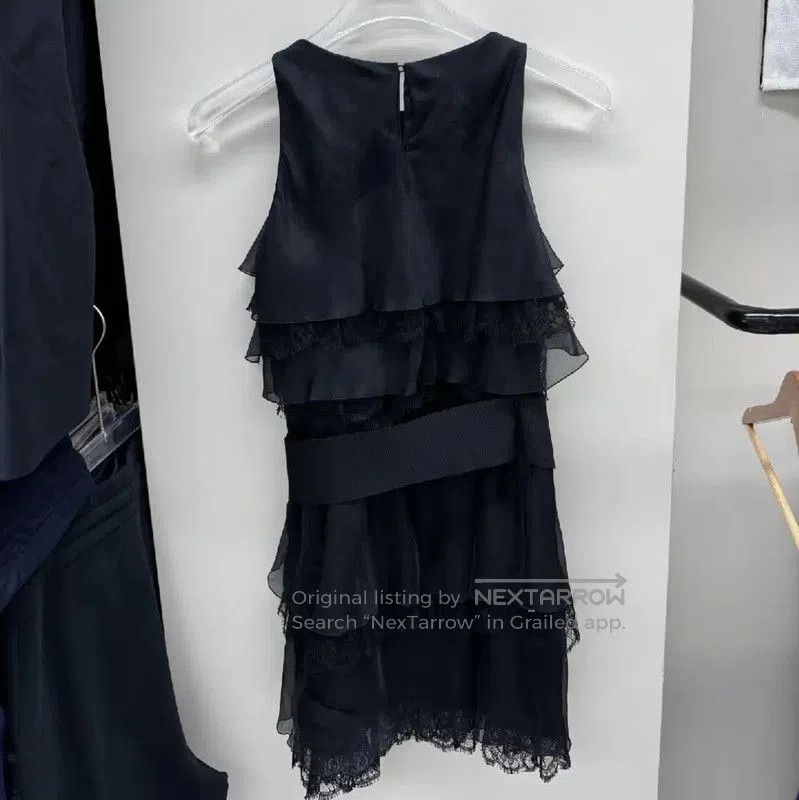 Max Mara MaxMara Black Layered Dress for Women . Size S / US 4 / IT 40 - 2 Thumbnail