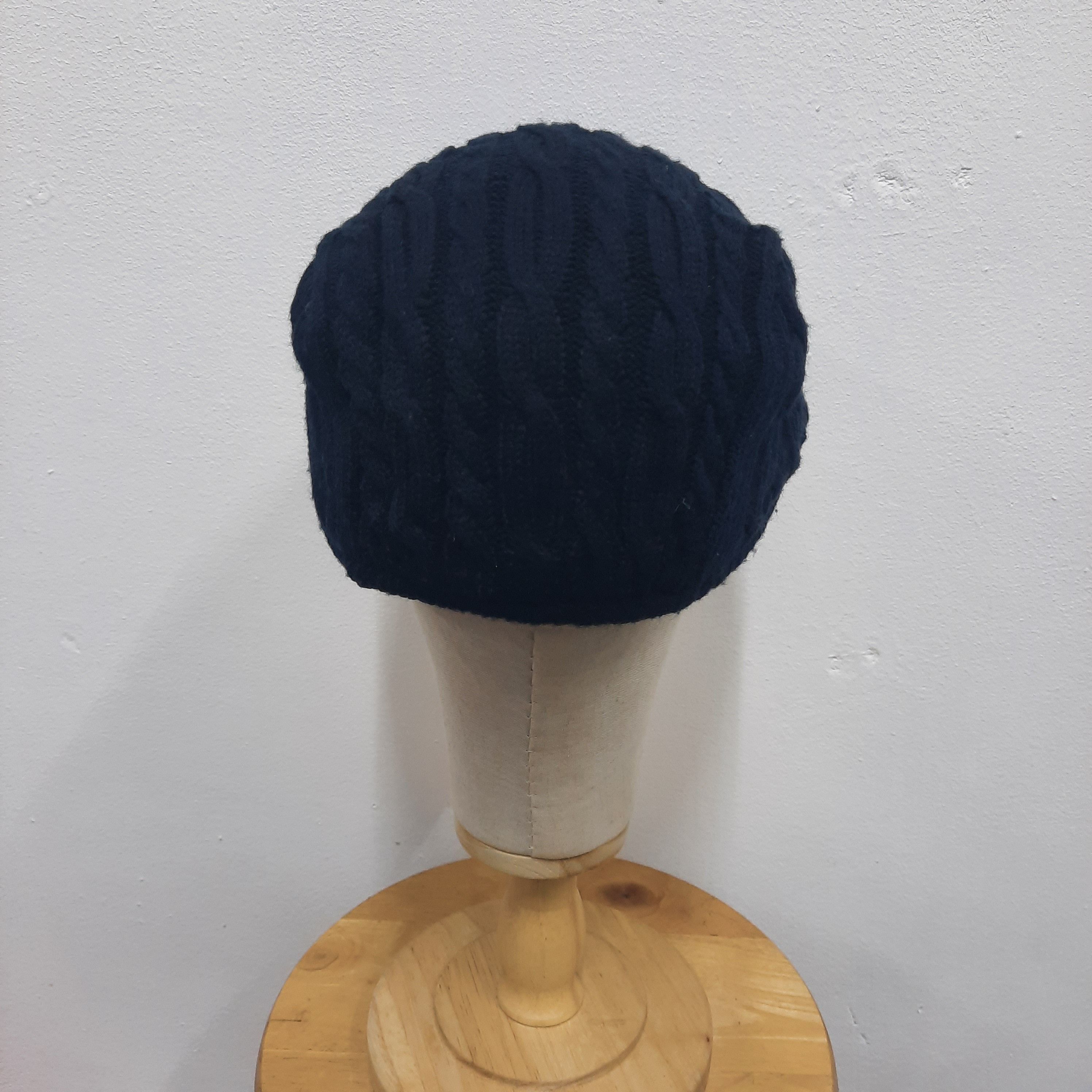 Japanese Brand 💥 Japanese brand black knit beretta flat hat Size ONE SIZE - 3 Thumbnail