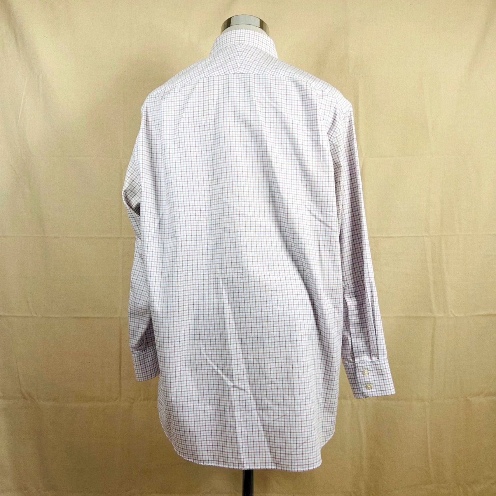 Charles Tyrwhitt Charles Tyrwhitt Dress Shirt Plaid 17/34 Classic Fit Non-Iron Multicolor Mens Shirt Size 46R - 5 Thumbnail