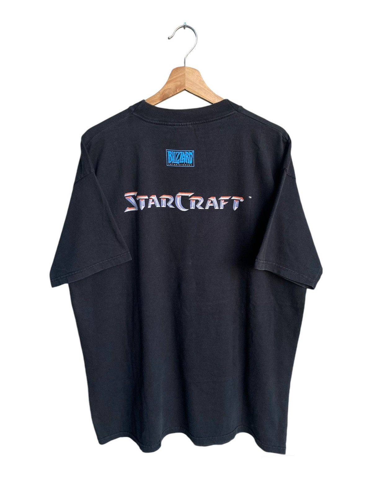 Playstation × Vintage 🔥🔥RARE Vintage 90s StarCraft Blizzard Promo Game Tee Size US XL / EU 56 / 4 - 2 Thumbnail