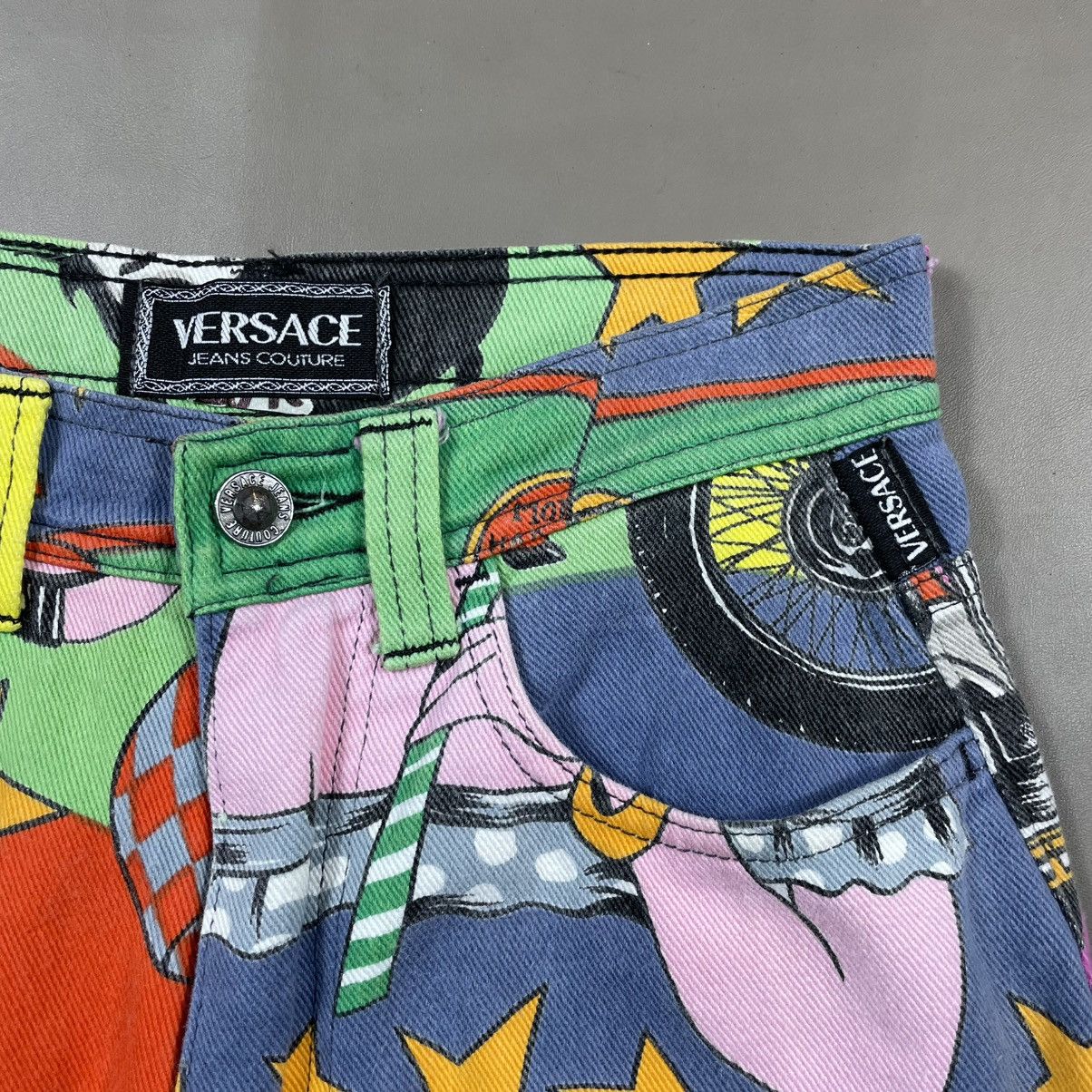 Versace × Versace Jeans Couture × Vintage VERSACE JEANS COUTURE BETTY BOOP POP ART JEANS Size 26" / US 2 / IT 38 - 3 Thumbnail