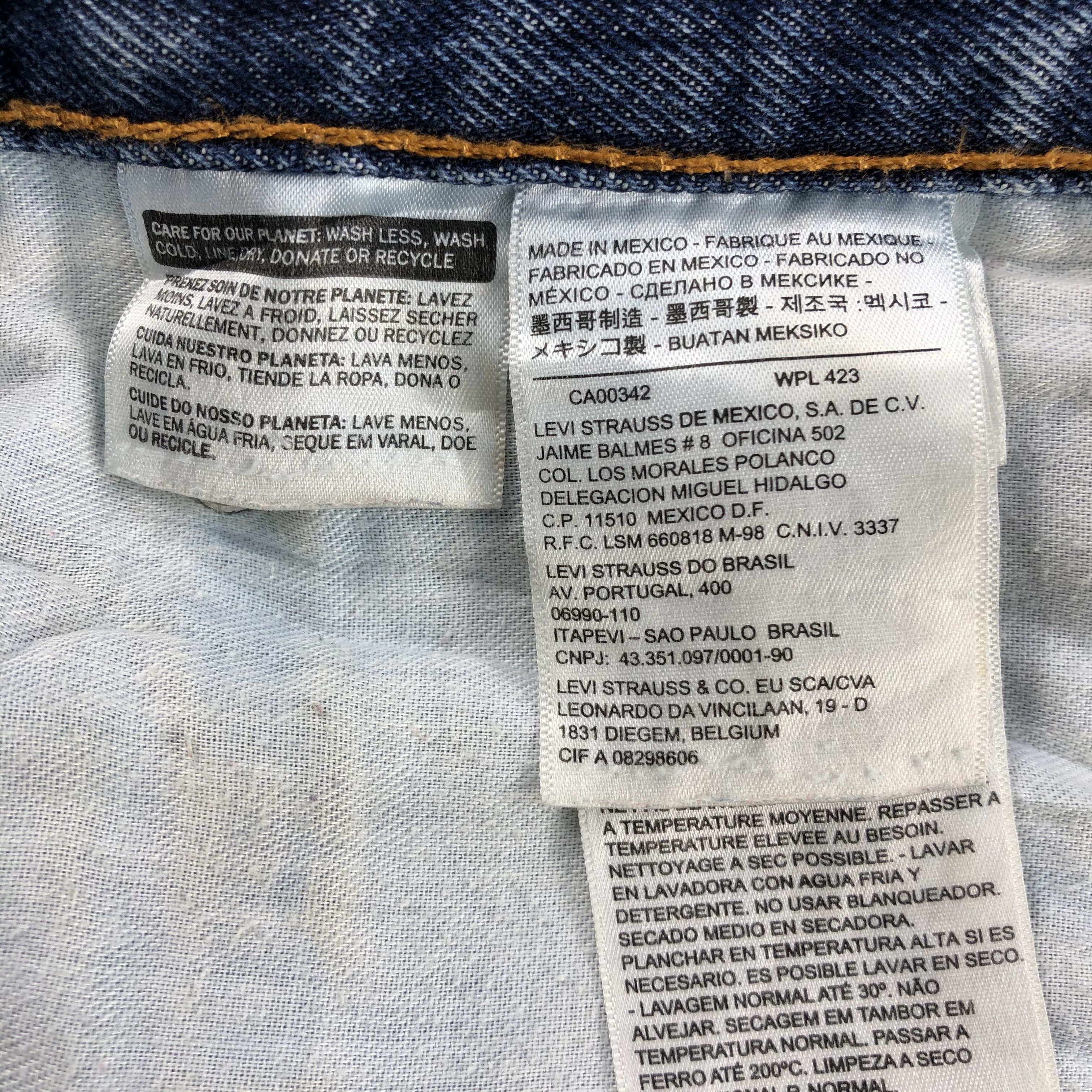 Levi's Vintage Light Wash Levis 505 Jeans-J2073 Size US 38 / EU 54 - 12 Thumbnail