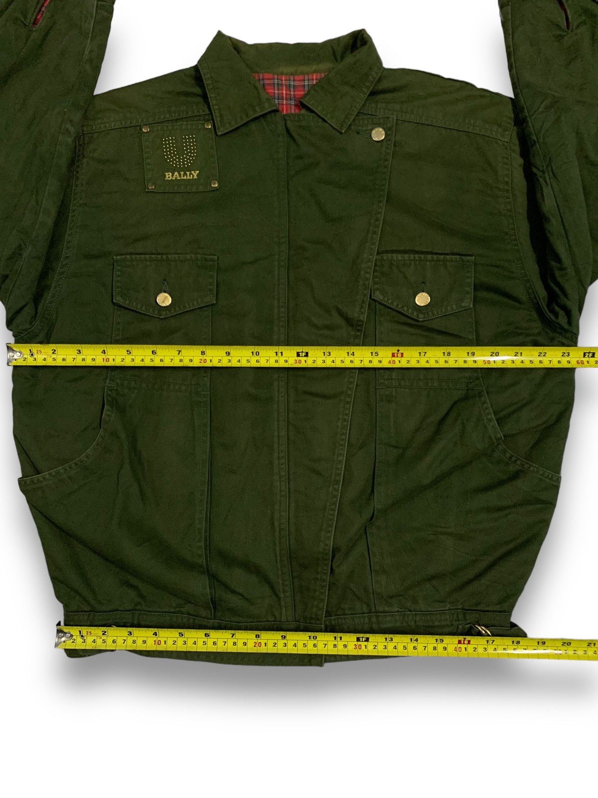 Bally Vintage Bally Canvas Tactical Air Force Army Bomber Jacket Size US M / EU 48-50 / 2 - 21 Thumbnail