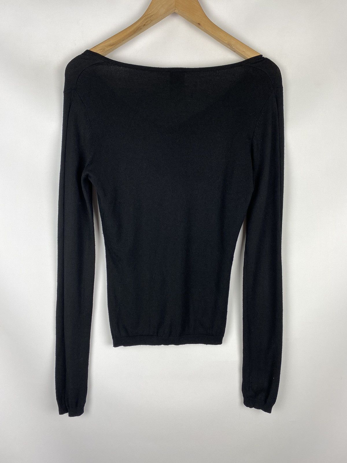 Versace Jeans Couture × Vintage Versace Jeans Couture vintage ladies v-neck sweater pullover Size M / US 6-8 / IT 42-44 - 14 Thumbnail