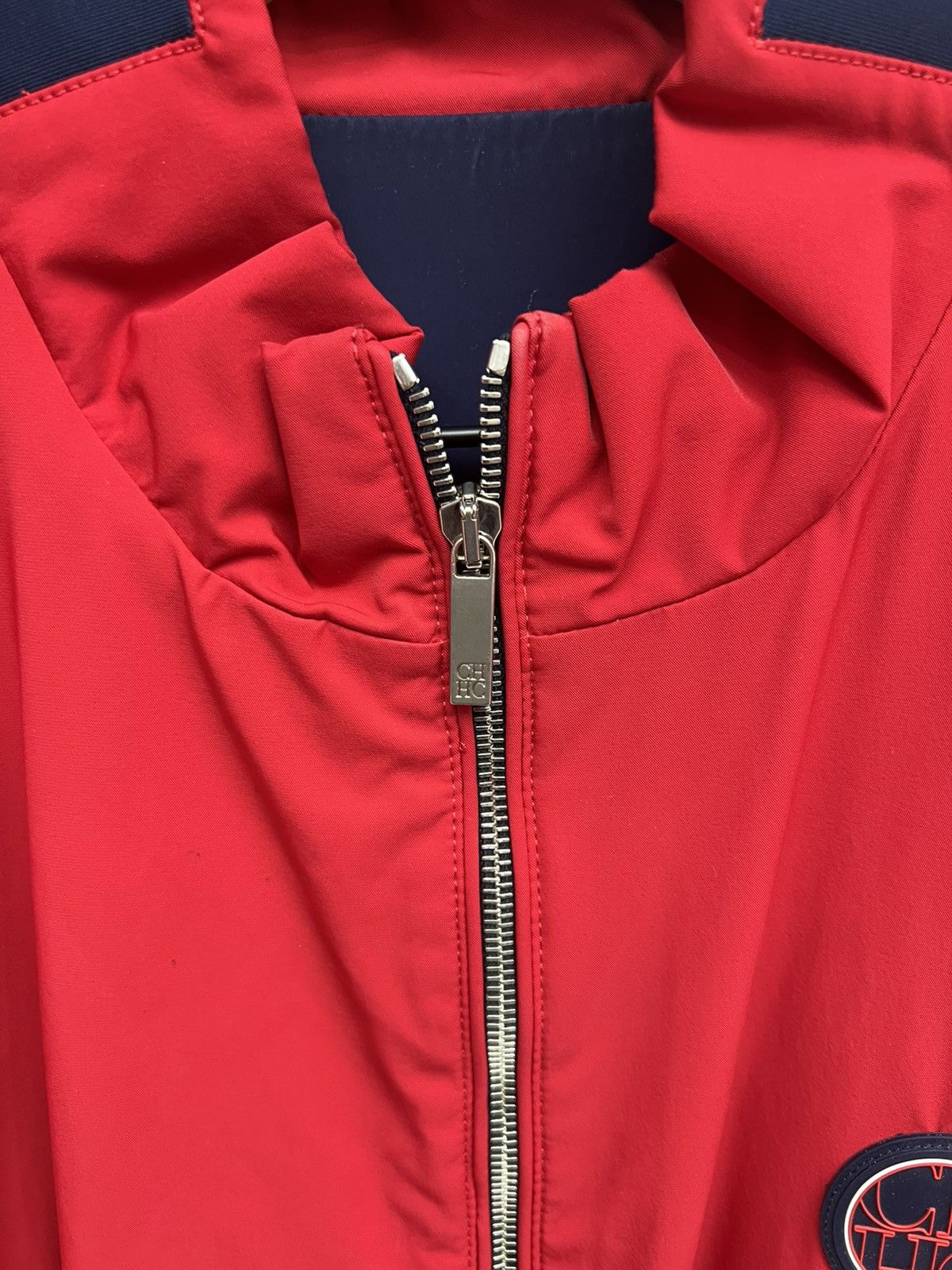 Carolina Herrera Carolina Herrera Red Zip Jacket Size US L / EU 52-54 / 3 - 8 Thumbnail