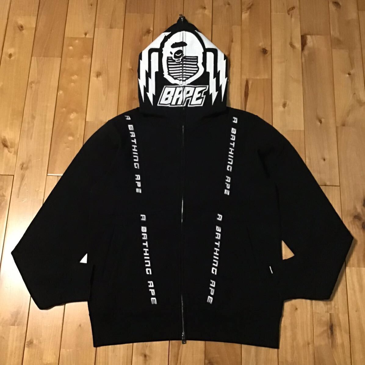 Bape BAPE Motor sport full zip hoodie a bathing ape Size US M / EU 48-50 / 2 - 1 Thumbnail