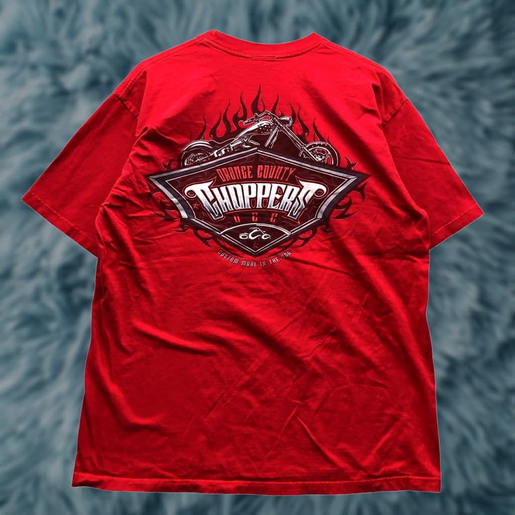 Vintage VINTAGE Orange County Choppers OCC Red T-Shirt Mens XL Short Sleeve Graphic Size US XL / EU 56 / 4 - 1 Thumbnail
