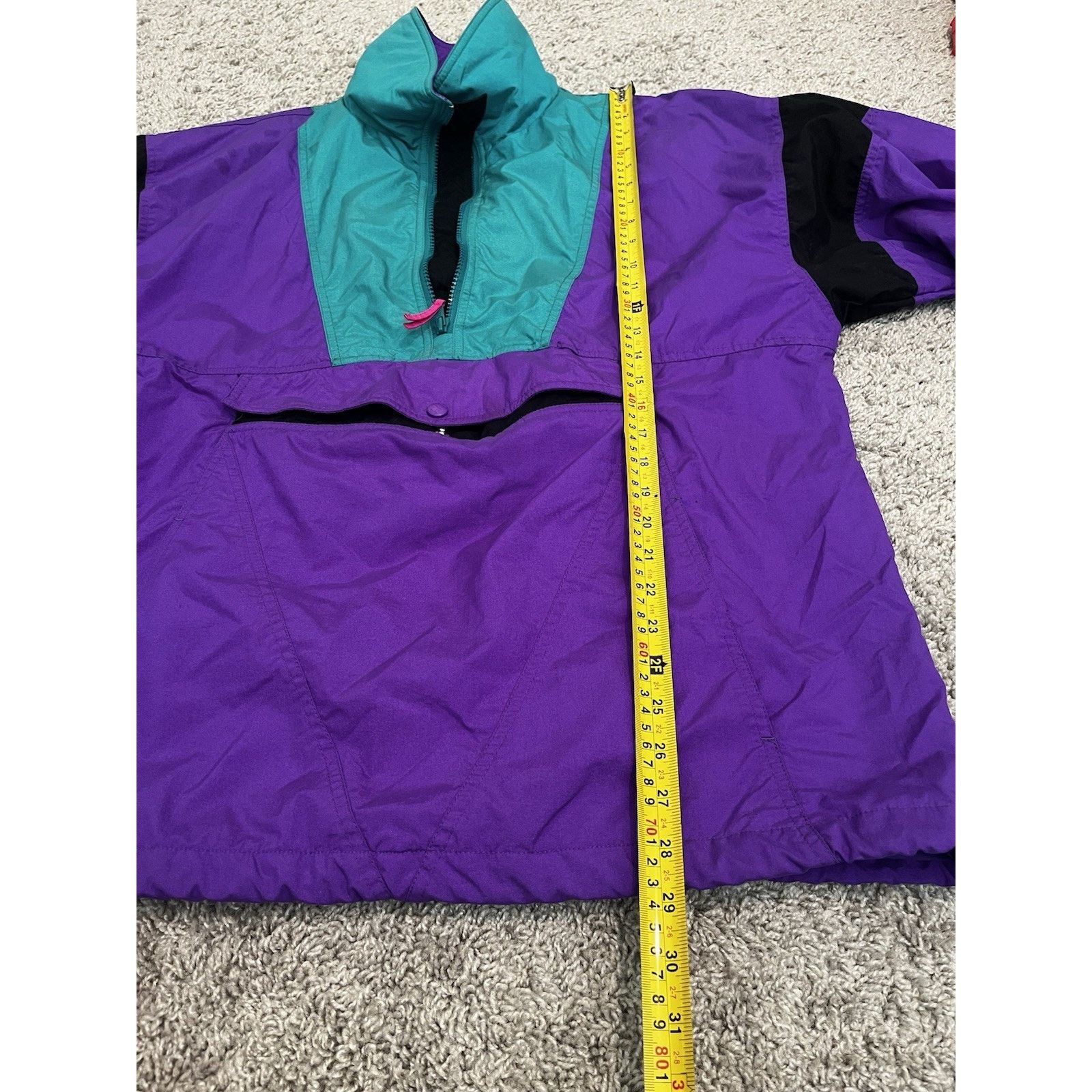 Helly Hansen Vtg Helly Hansen Anorak Jacket 90s Purple Teal L Hong Kong Size US L / EU 52-54 / 3 - 15 Thumbnail