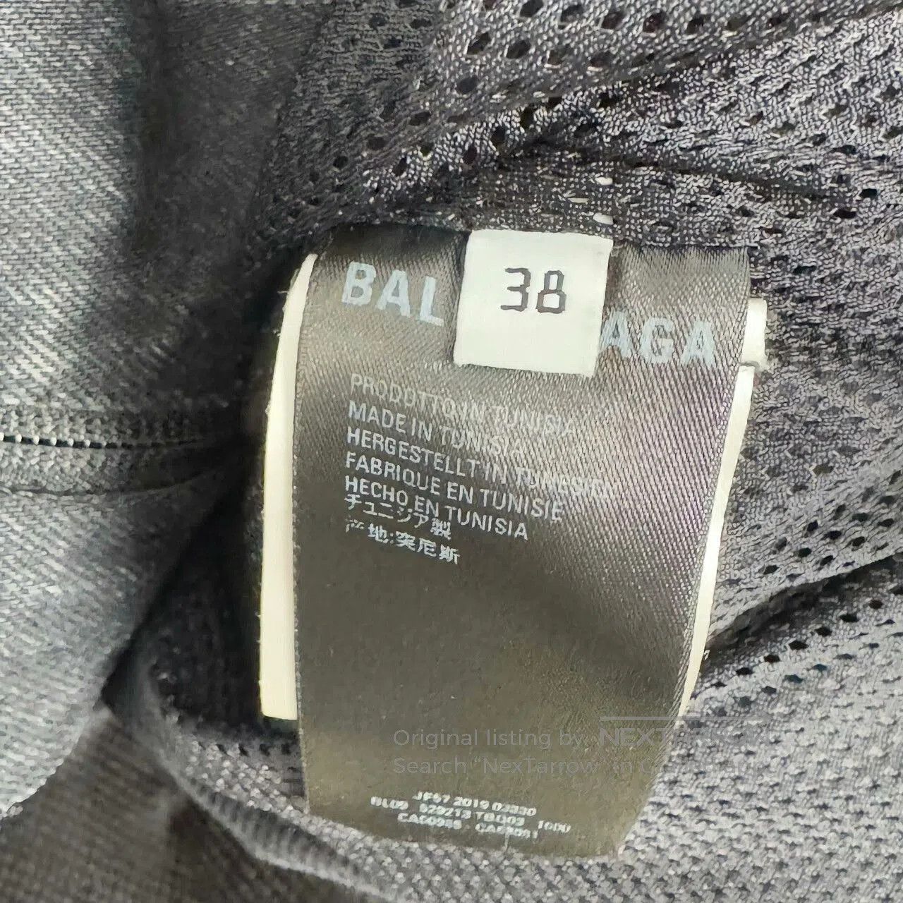 Balenciaga Balenciaga Denim Hybrid Windbreaker Jacket. Size US M / EU 48-50 / 2 - 5 Thumbnail