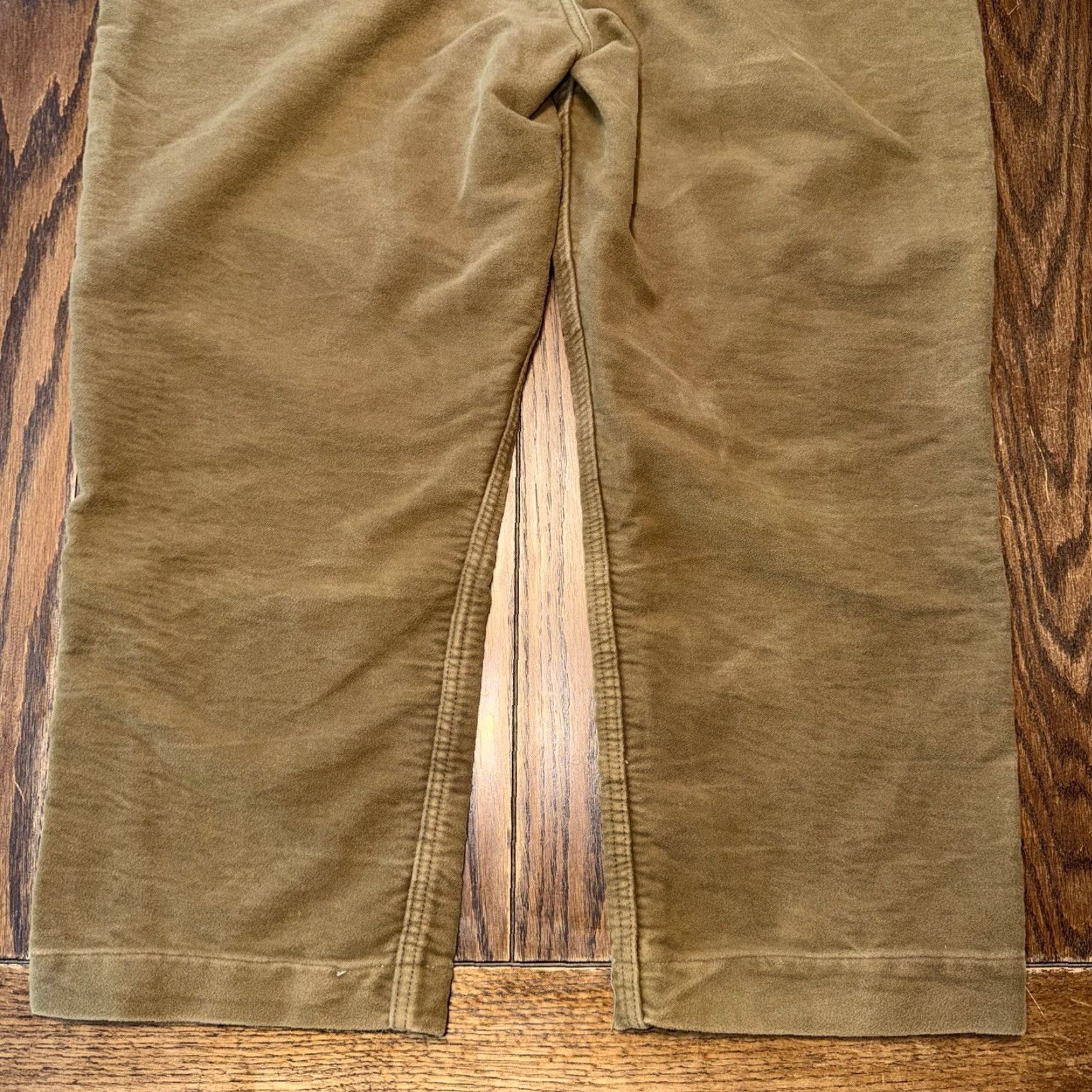 Polo Ralph Lauren VINTAGE Polo Ralph Lauren Suffield Pant Moleskin 42x30 Straight Brown Pockets - Polo Ralph Lauren Pants Size US XL / EU 56 / 4 - 6 Thumbnail
