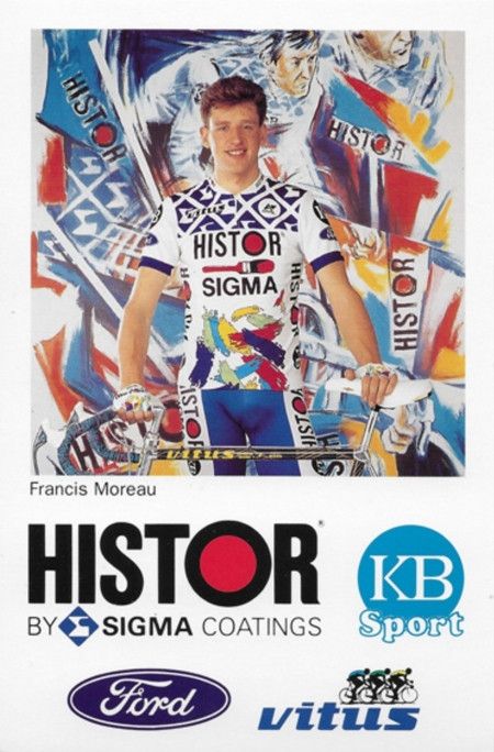 Vintage 1990 Histor Sigma KB Ford Cycling Jersey Size US M / EU 48-50 / 2 - 3 Thumbnail