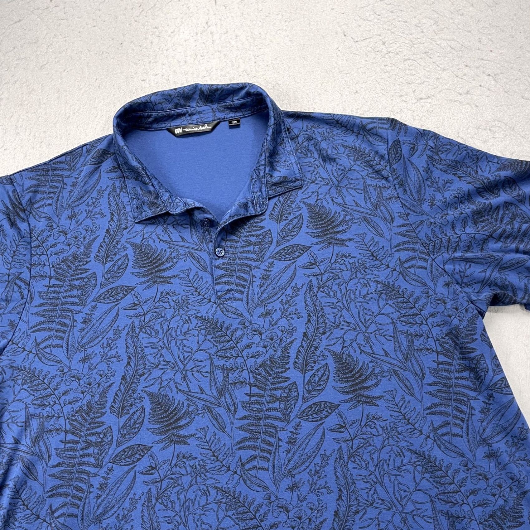 TravisMathew Travis Mathew Polo Shirt Mens 3XL Blue Bearville Floral Beach Golf AOP Summer Shirt Mens 3XL Blue Floral Beach Golf Size US XXL / EU 58 / 5 - 3 Thumbnail