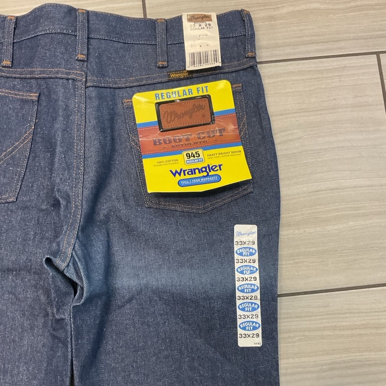 Wrangler Deadstock 90s Wrangler 945 Bootcut Authentic Jeans Size US 33 - 3 Thumbnail