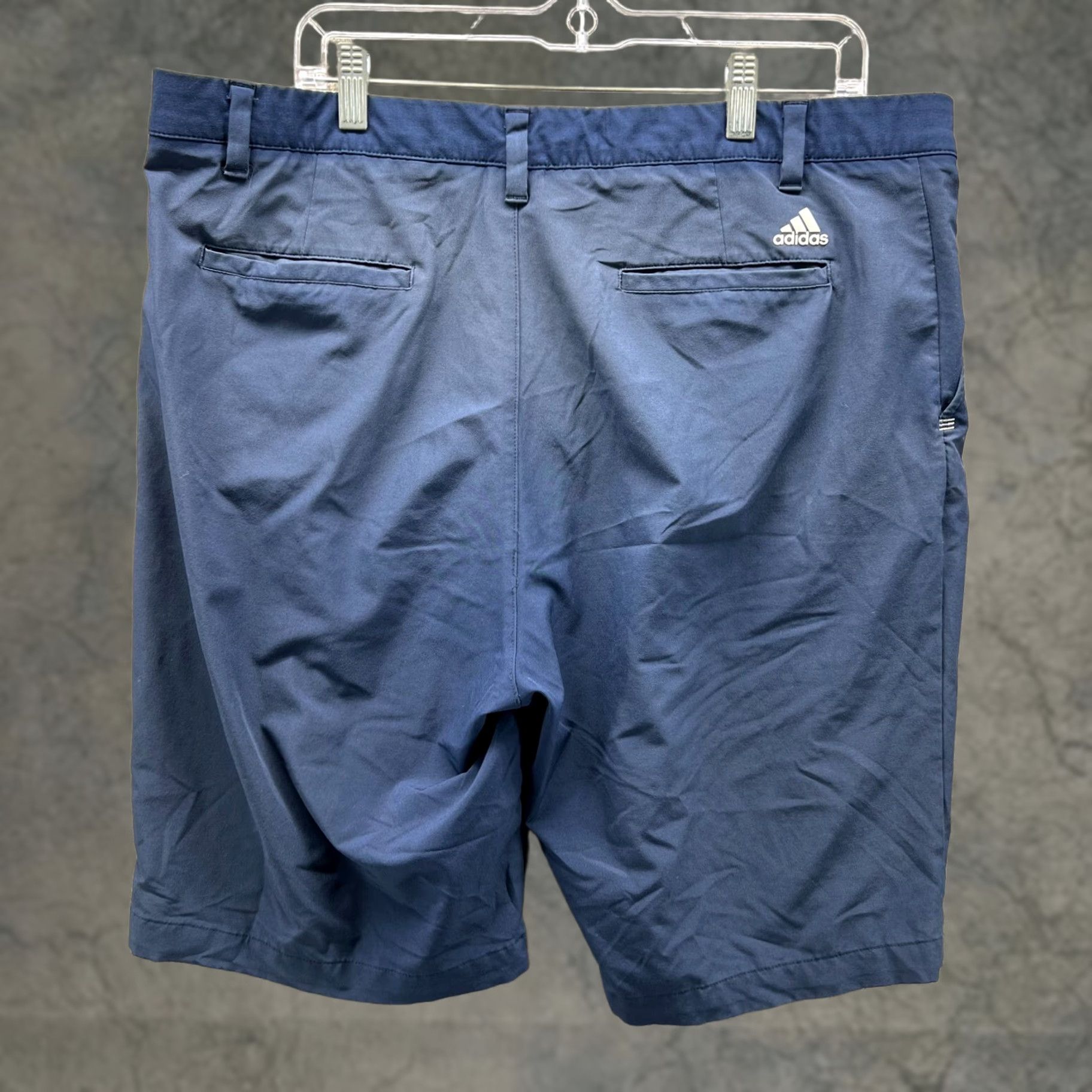 Adidas Adidas 365 Shorts Mens 38 Adult Blue Chino Flat Athletic Golfer Golf Trefoil Shirt Size US 38 / EU 54 - 1 Thumbnail
