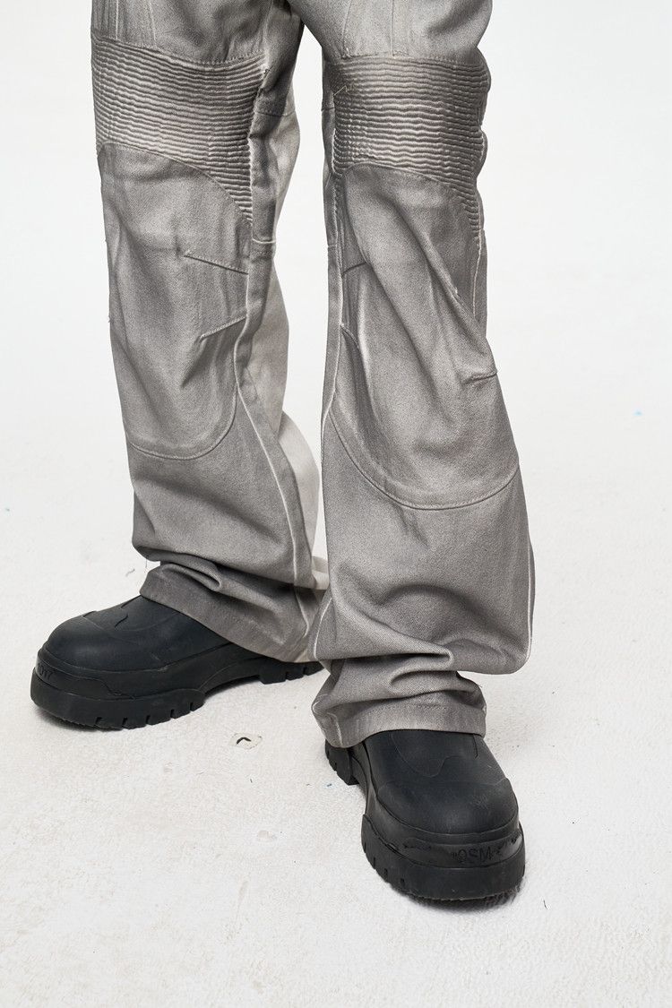 Japanese Brand Dirty Dyed Distressed Baggy Jeans Size US 32 / EU 48 - 6 Thumbnail