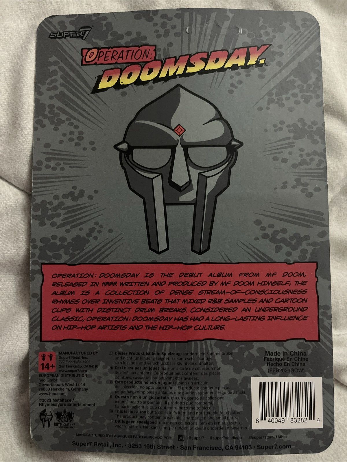 Mf Doom Super 7 MF doom action Figure | Grailed