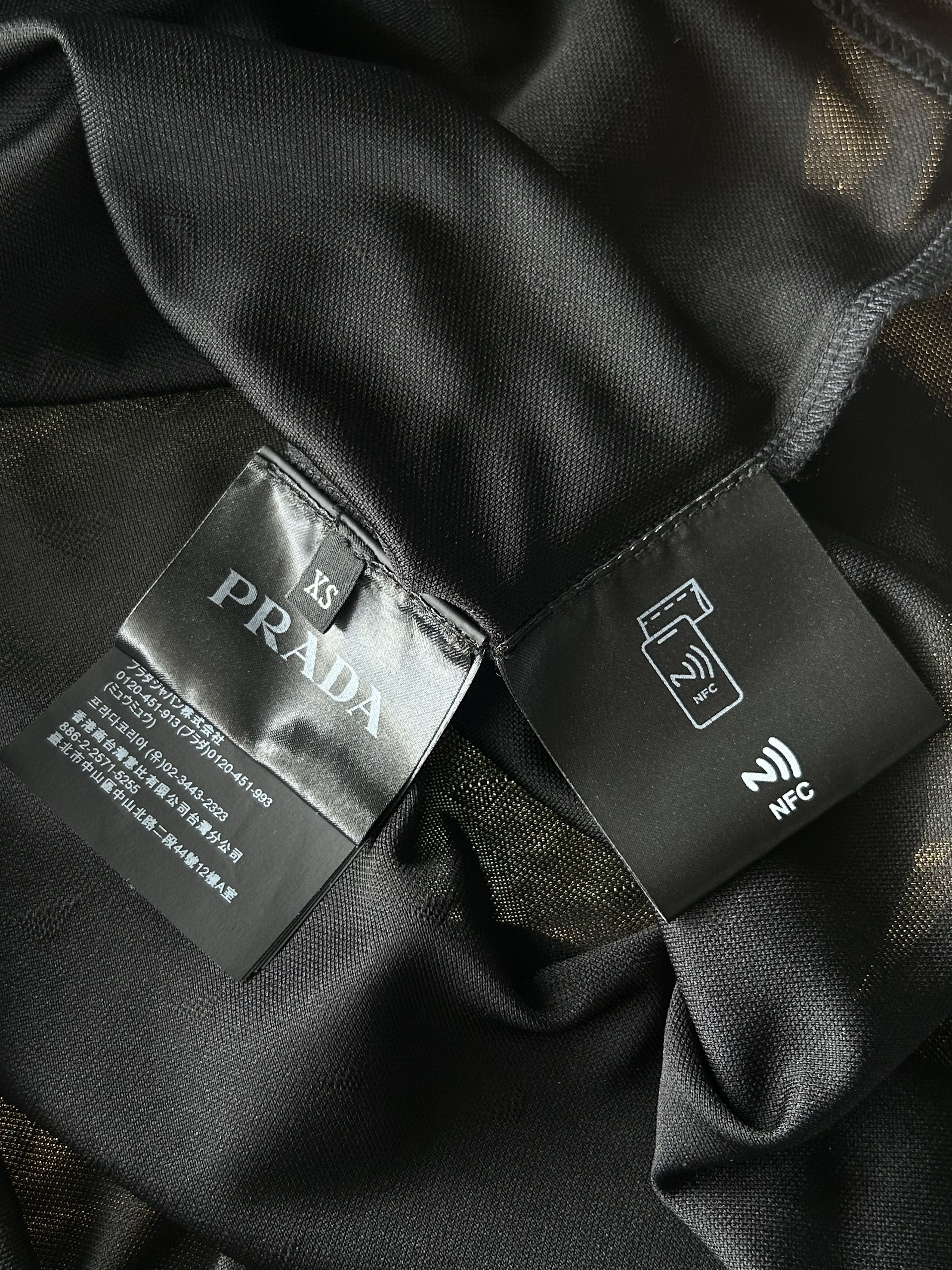 Prada Prada Black Jacquard Gradient T-Shirt Size US XS / EU 42 / 0 - 4 Thumbnail