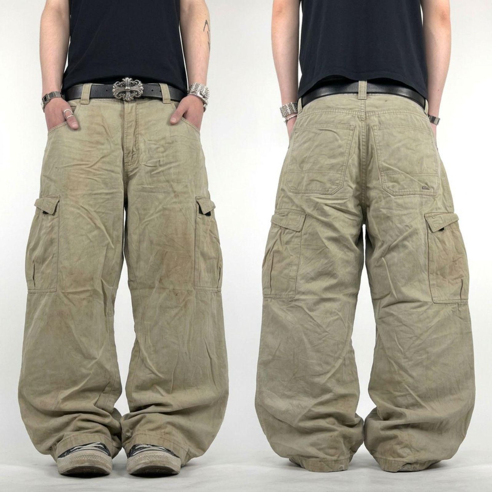 Vintage Crazy vintage y2k military camo baggy archive cargo pants 
