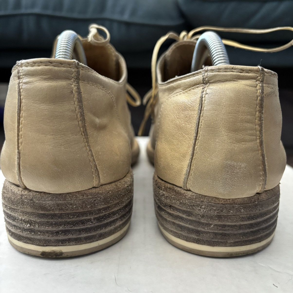 Guidi 992 Classic Derby Baby Calf full grain leather horse PL1 PL2 Size US 9.5 / EU 42-43 - 3 Thumbnail