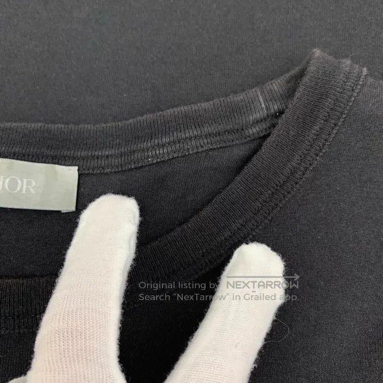 Dior Dior Black CD letter embroidery cotton round-neck short-sl Size US S / EU 44-46 / 1 - 9 Thumbnail