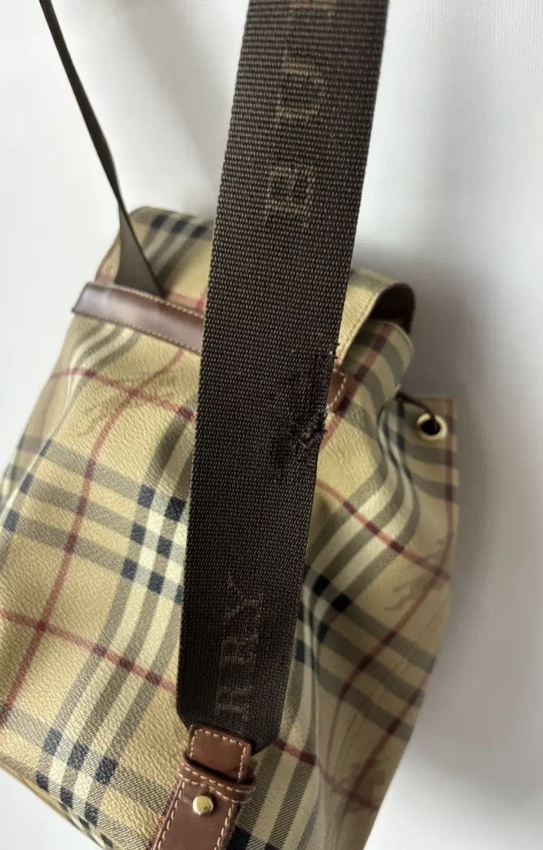 Burberry Vintage Burberry Novacheck Leather BackPack Size ONE SIZE - 9 Thumbnail
