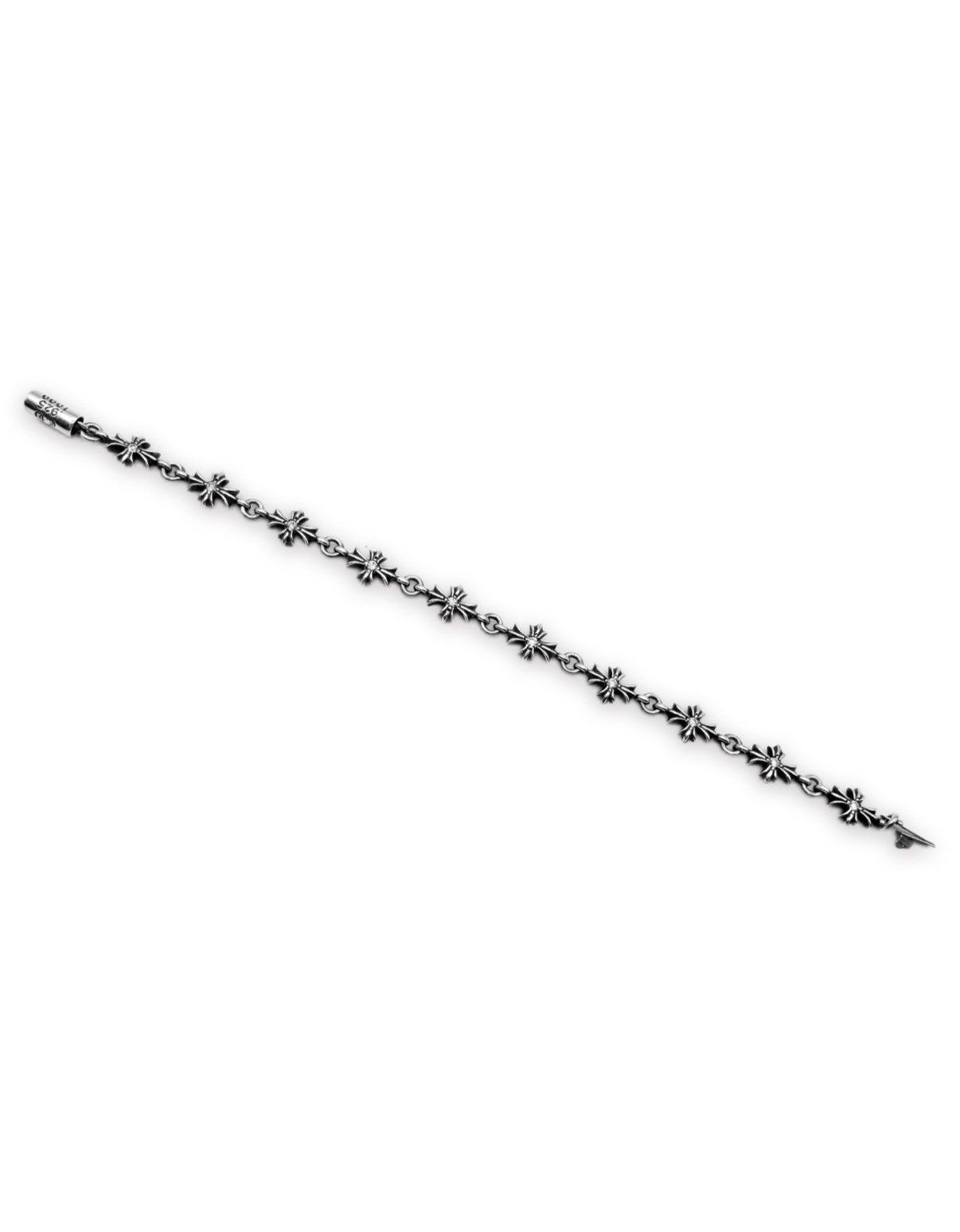 Chrome Hearts Chrome Hearts Diamond Factory Set Tiny E .925 Silver 10 Link Bracelet Size ONE SIZE - 3 Thumbnail