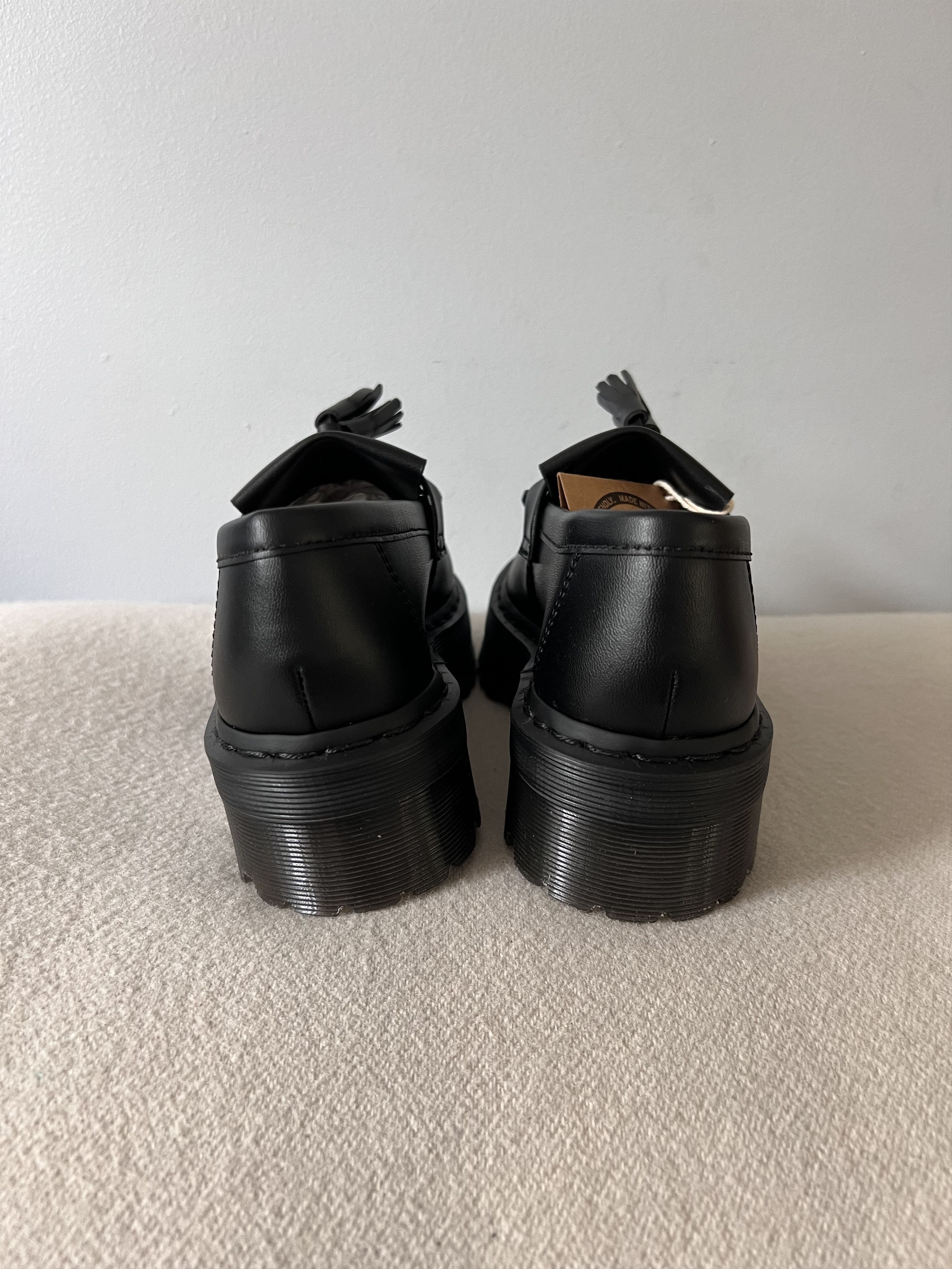 Dr. Martens Dr. Martens Vegan Adrian Quad Mono Loafer in Black Size US 8 / EU 41 - 5 Thumbnail