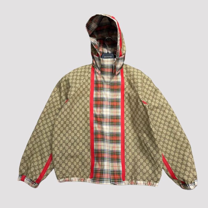 Gucci Gucci Full-print old-fashioned plaid double-sided coat 2502 Size US S / EU 44-46 / 1 - 1 Thumbnail