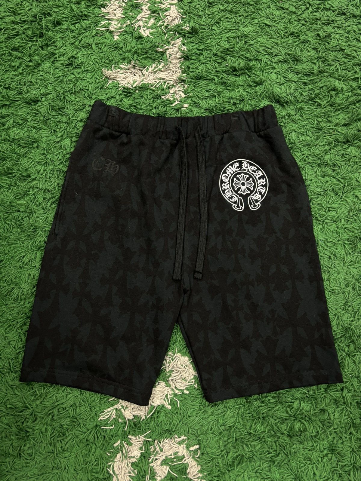 Chrome Hearts Chrome hearts sweatshorts black medium | Grailed