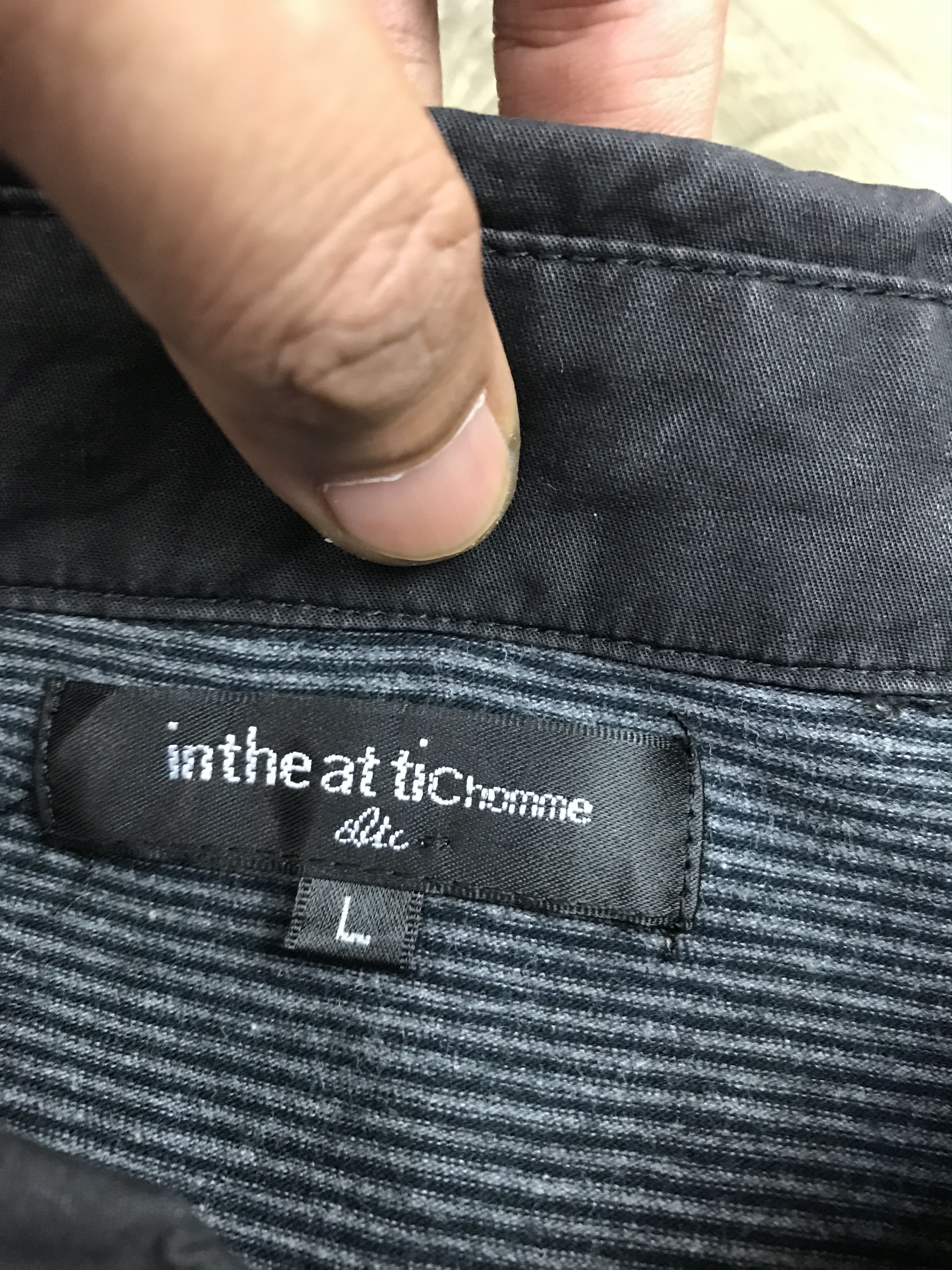 In The Attic 🖤 IN THE ATTIC HOMME Size US L / EU 52-54 / 3 - 4 Thumbnail