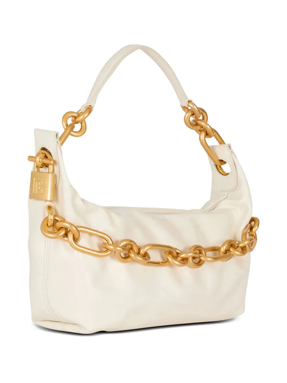 Balmain o1loc1c0526 Size: OS / Medium Sync Leather Shoulder Bag Size ONE SIZE - 3 Thumbnail