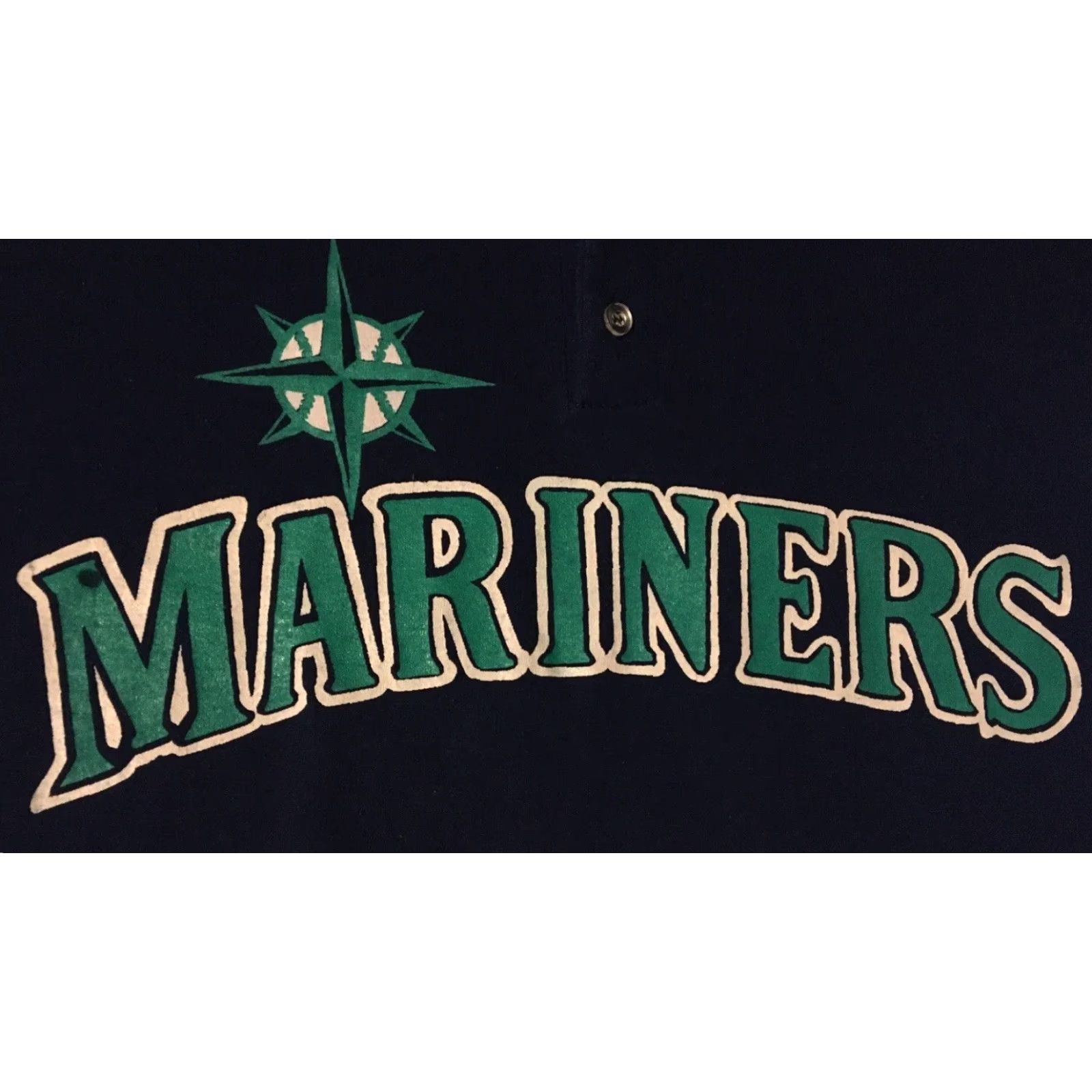Vintage Vtg 90s Seattle Mariners Faded Shirt XL USA Baseball Ken Griffey Track PE Grunge Size US XL / EU 56 / 4 - 4 Thumbnail