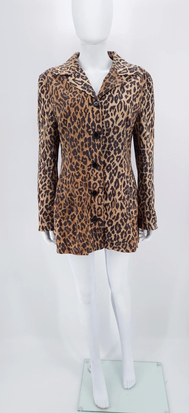 Dolce & Gabbana Vintage Dolce & Gabbana Mainline Leopard Print Coat Size L / US 10 / IT 46 - 5 Thumbnail