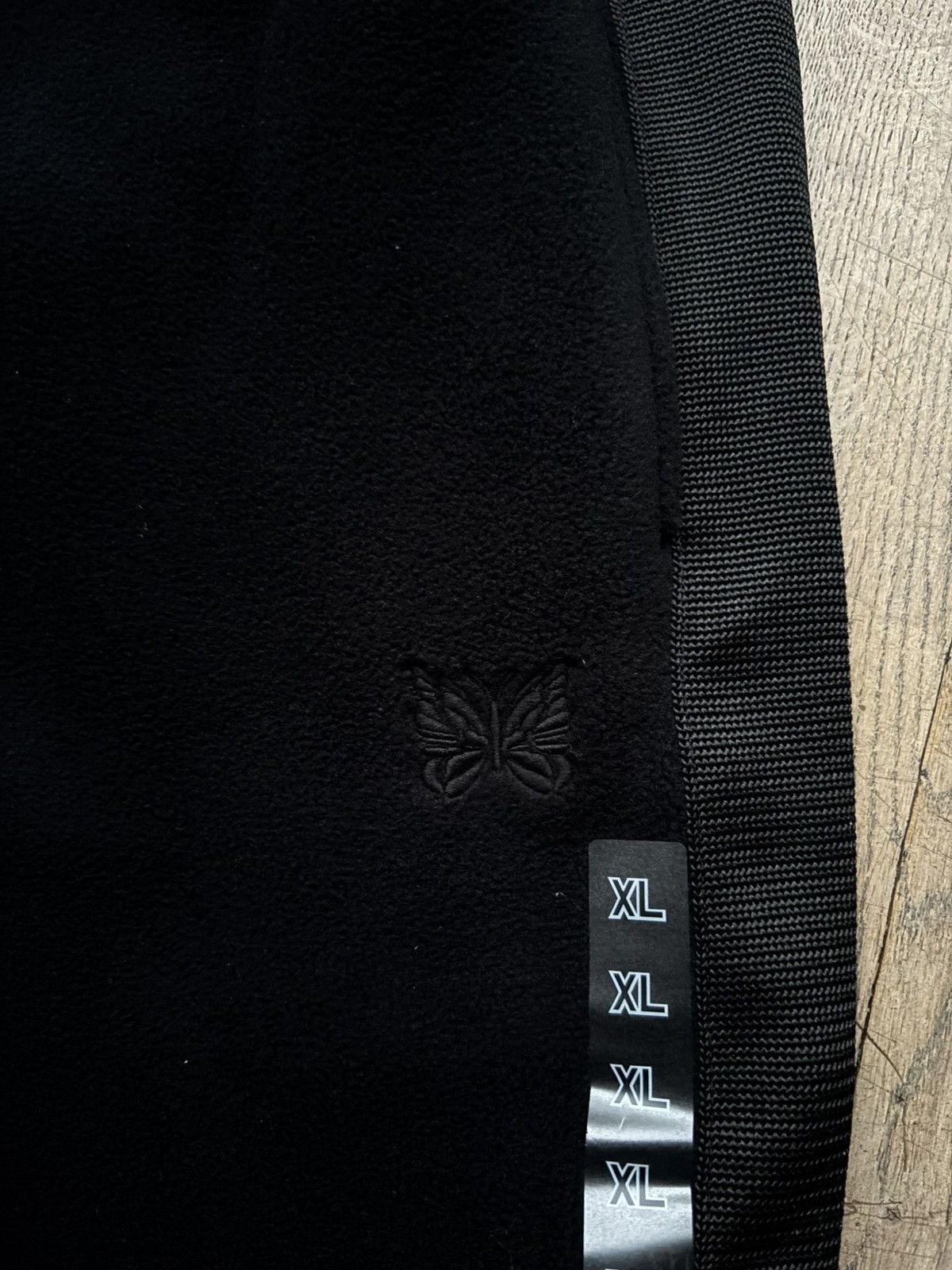 Needles UNIQLO Fleece Wide leg trouser sweat pants XL black