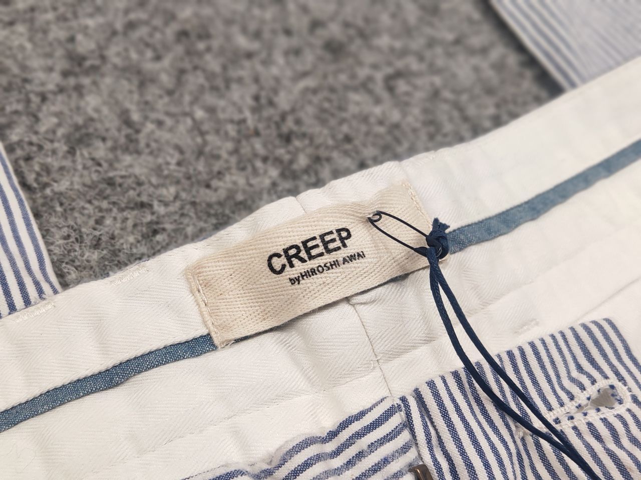 Creep Creep by Hiroshi Awai Design Light Striped Trouser Pants Size US 34 / EU 50 - 10 Thumbnail