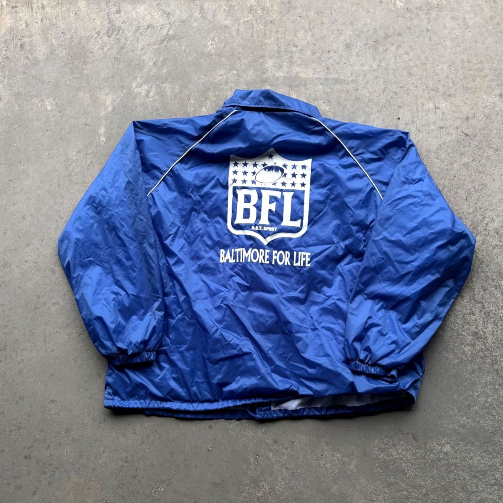 Alife D.O.T. Sport Baltimore For Life BFL Coaches Jacket Blue Mens 3XL Windbreaker Size US XXL / EU 58 / 5 - 2 Thumbnail