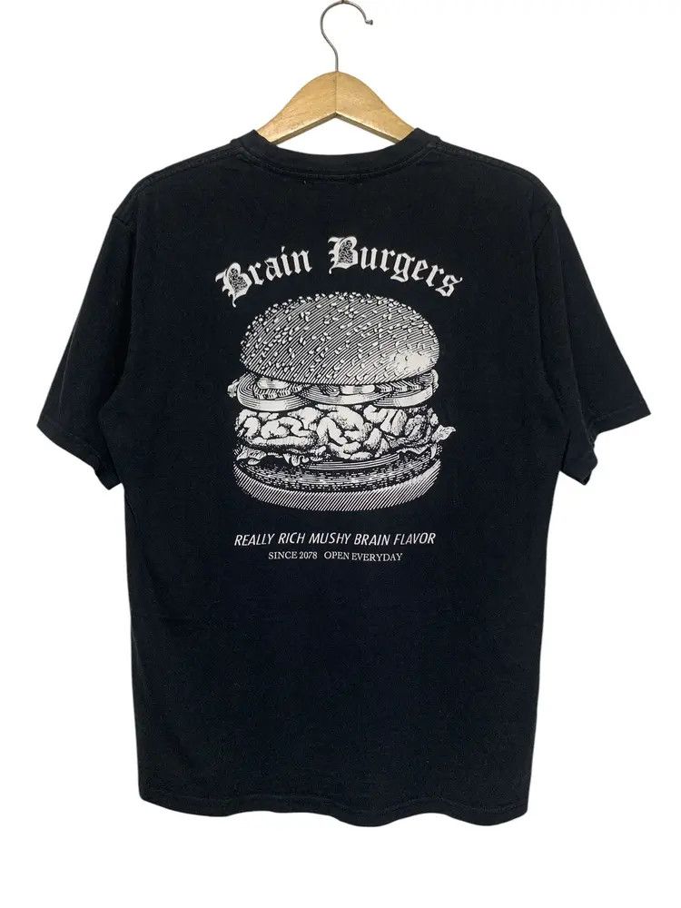 Undercover UNDERCOVER BRAIN BURGERS BLACK T SHIRT Size US M / EU 48-50 / 2 - 1 Thumbnail